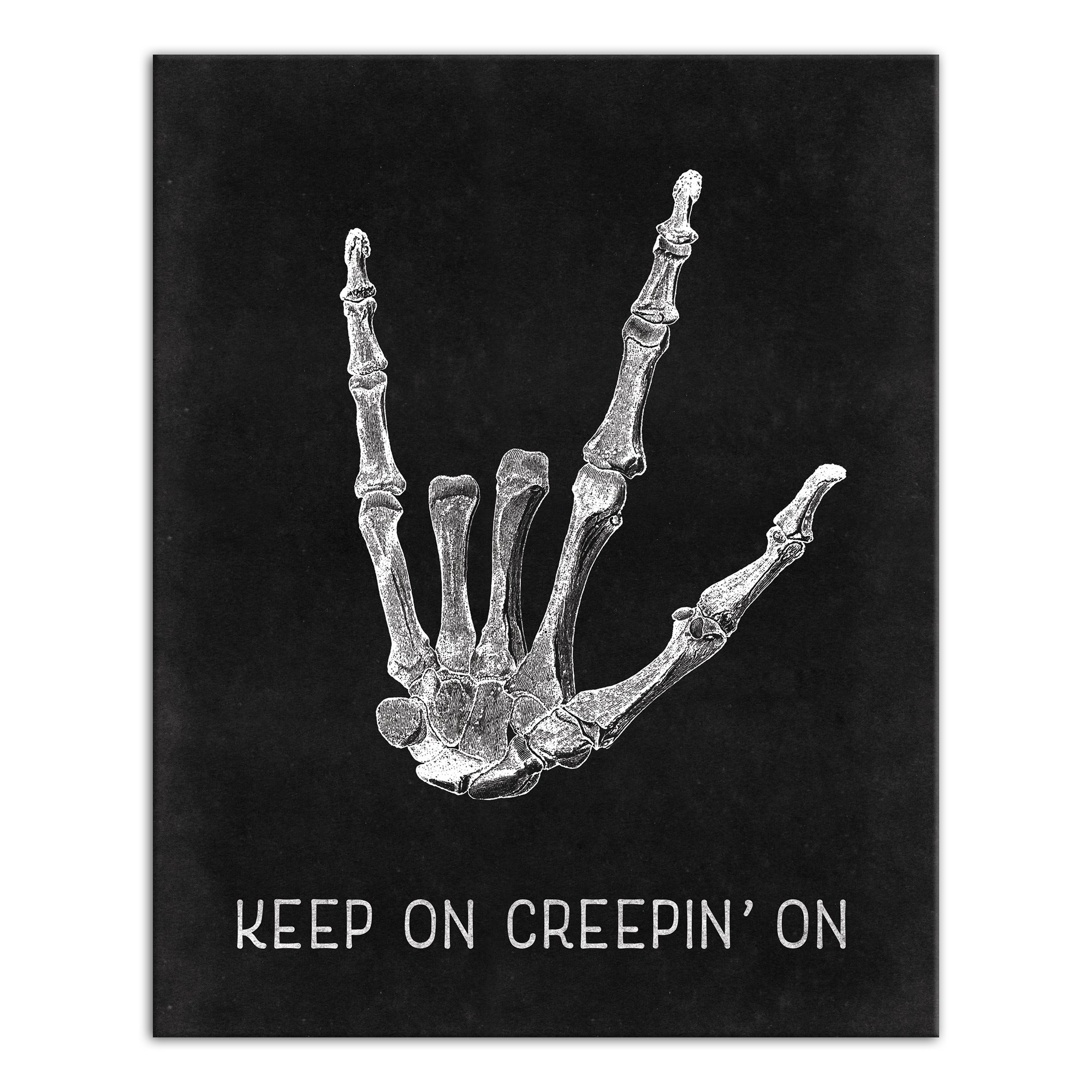 Keep on Creepin On 16x20 Canvas Wall Art
