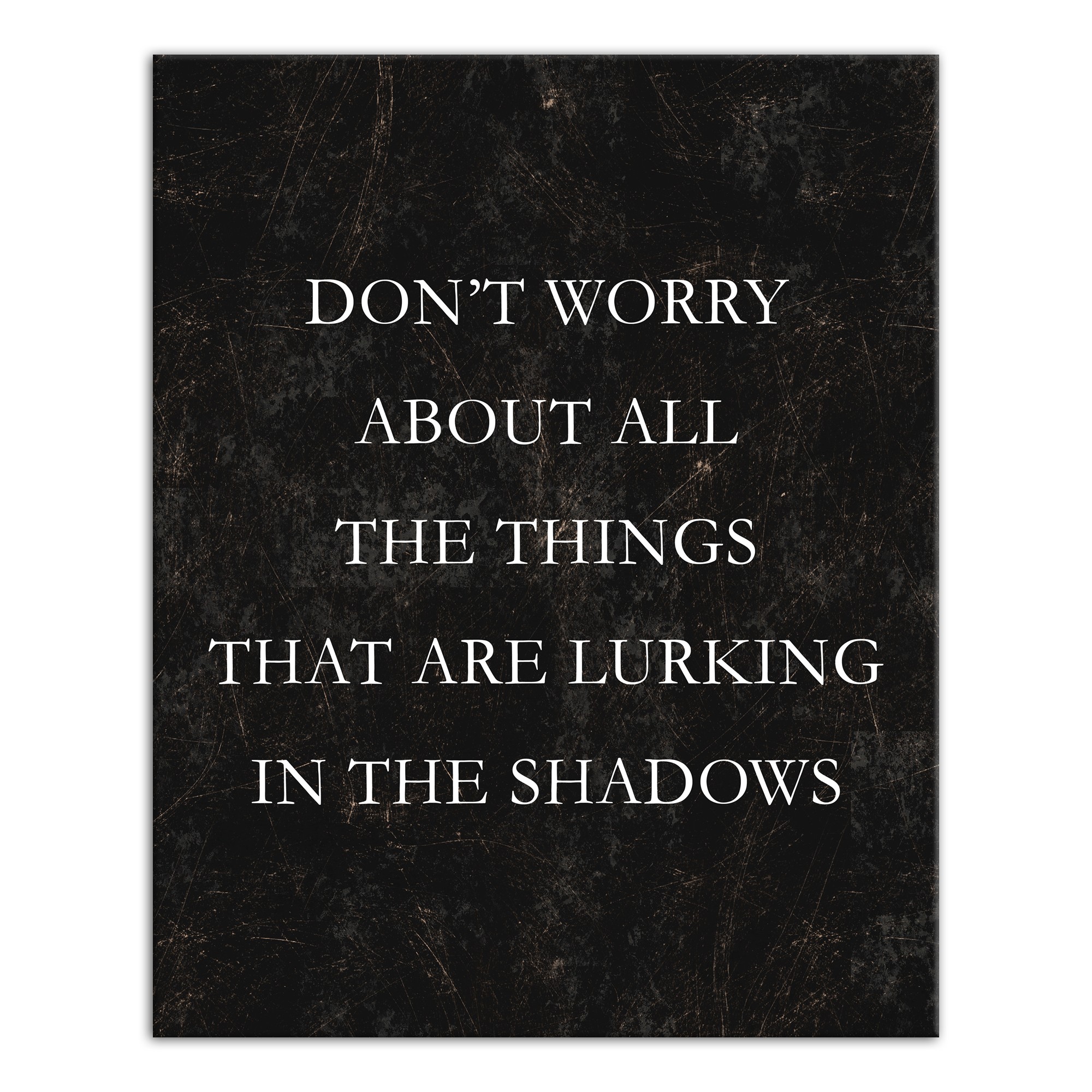 Lurking in the Shadows 16x20 Canvas Wall Art