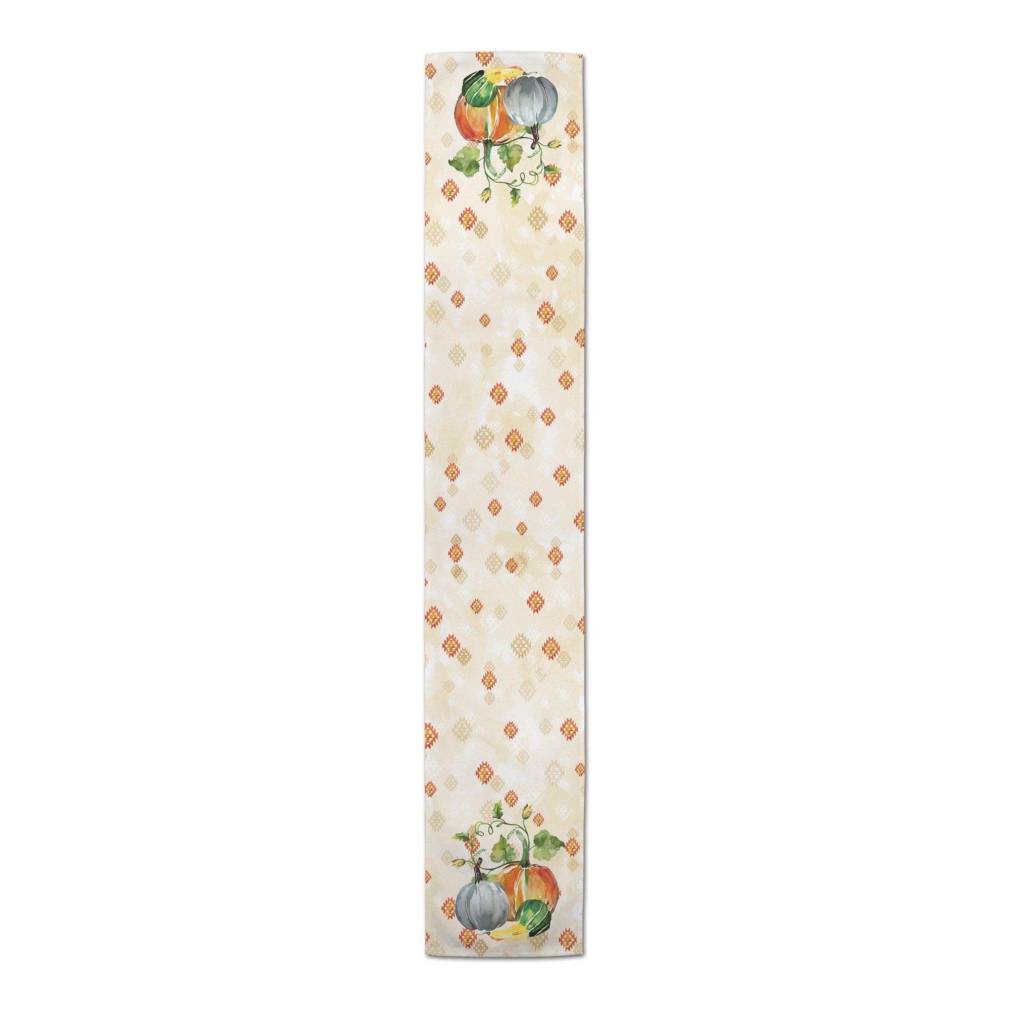 Harvest Pumpkin 16x72 Poly Twill Table Runner