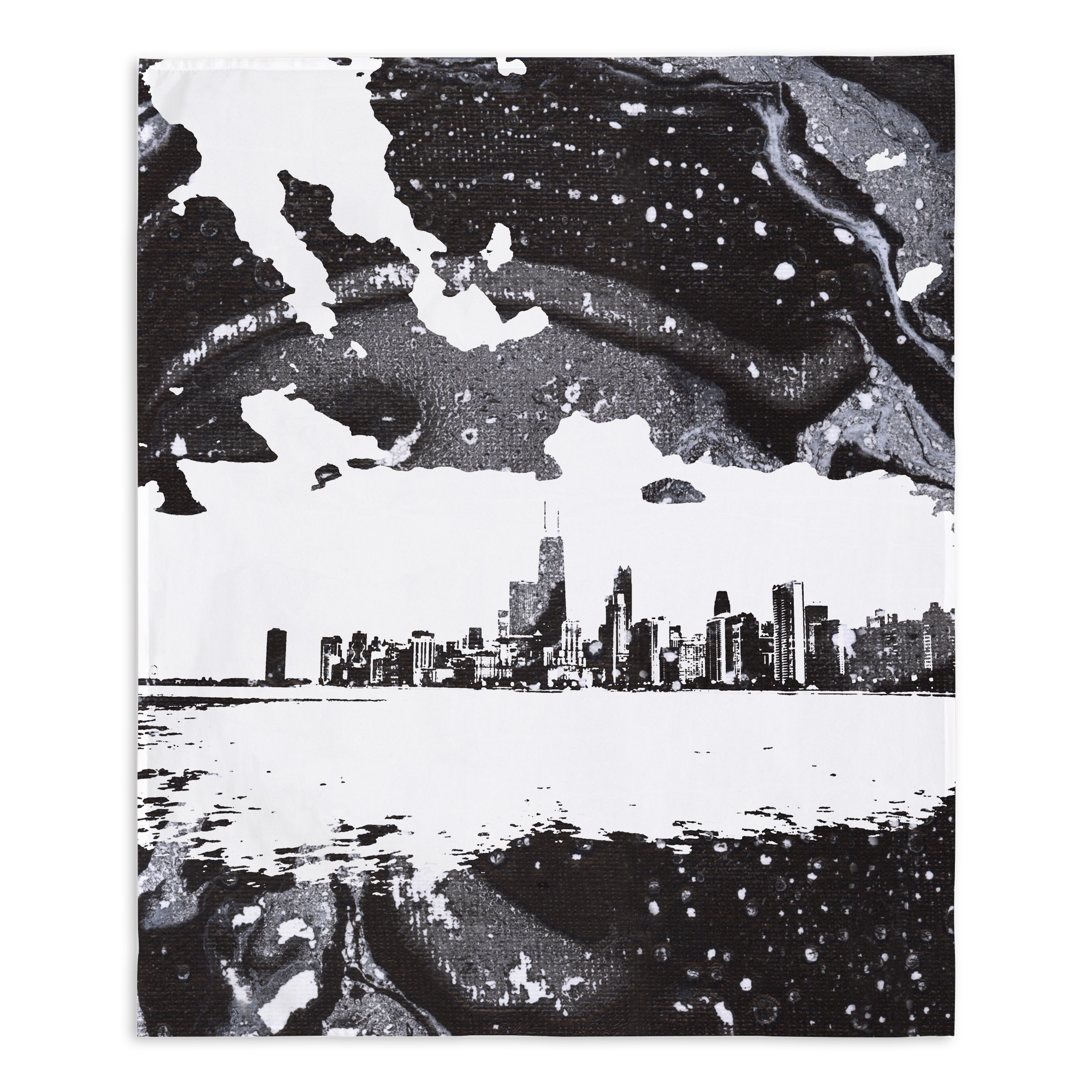 Abstract Skyline 50x60 Tapestry