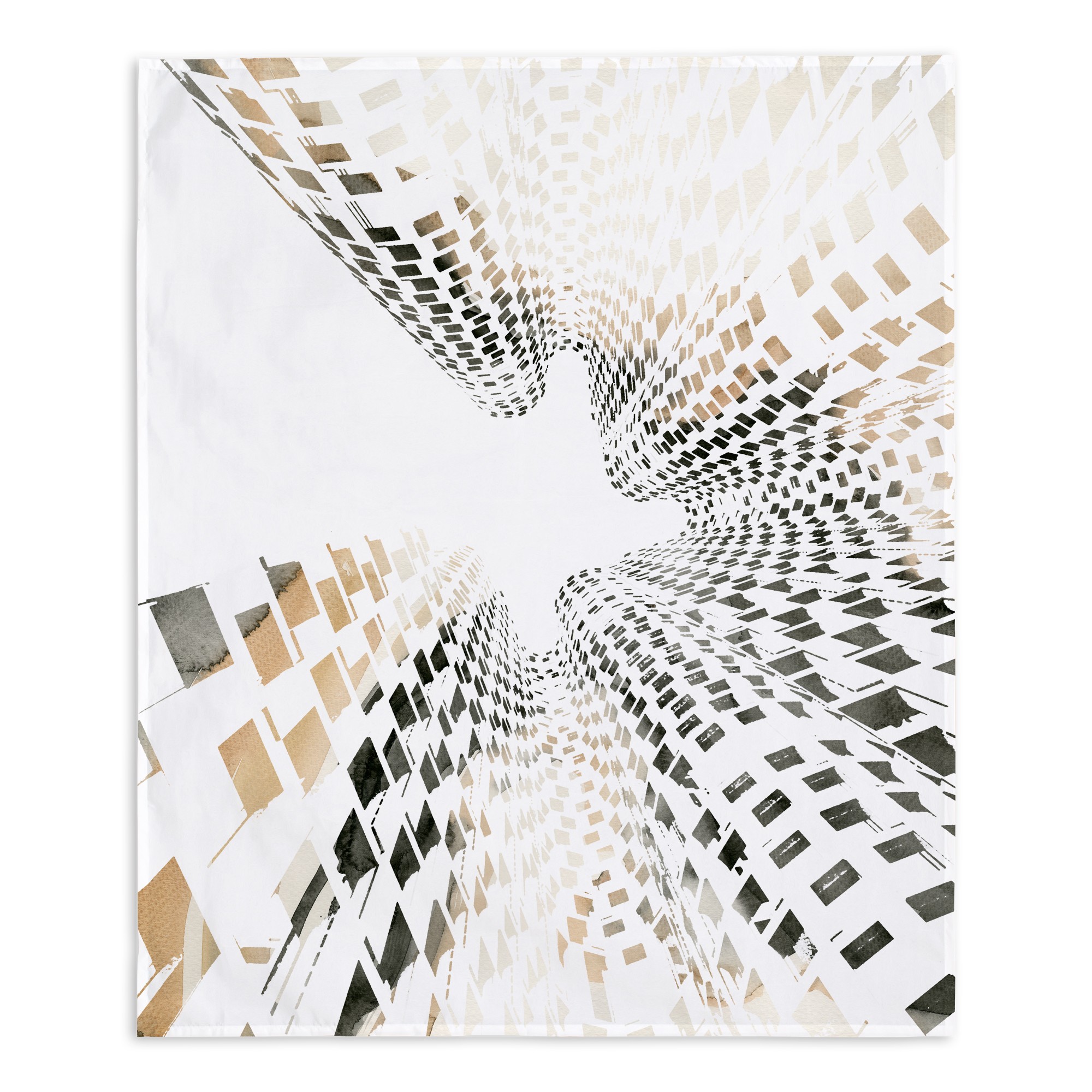 Abstract Building 50x60 Tapestry