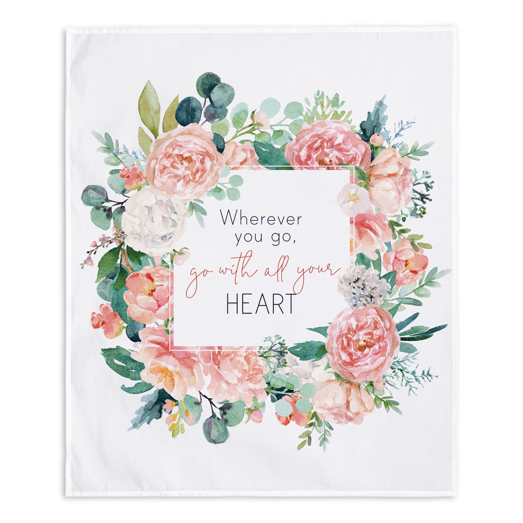 Go with all your heart 50x60 Tapestry
