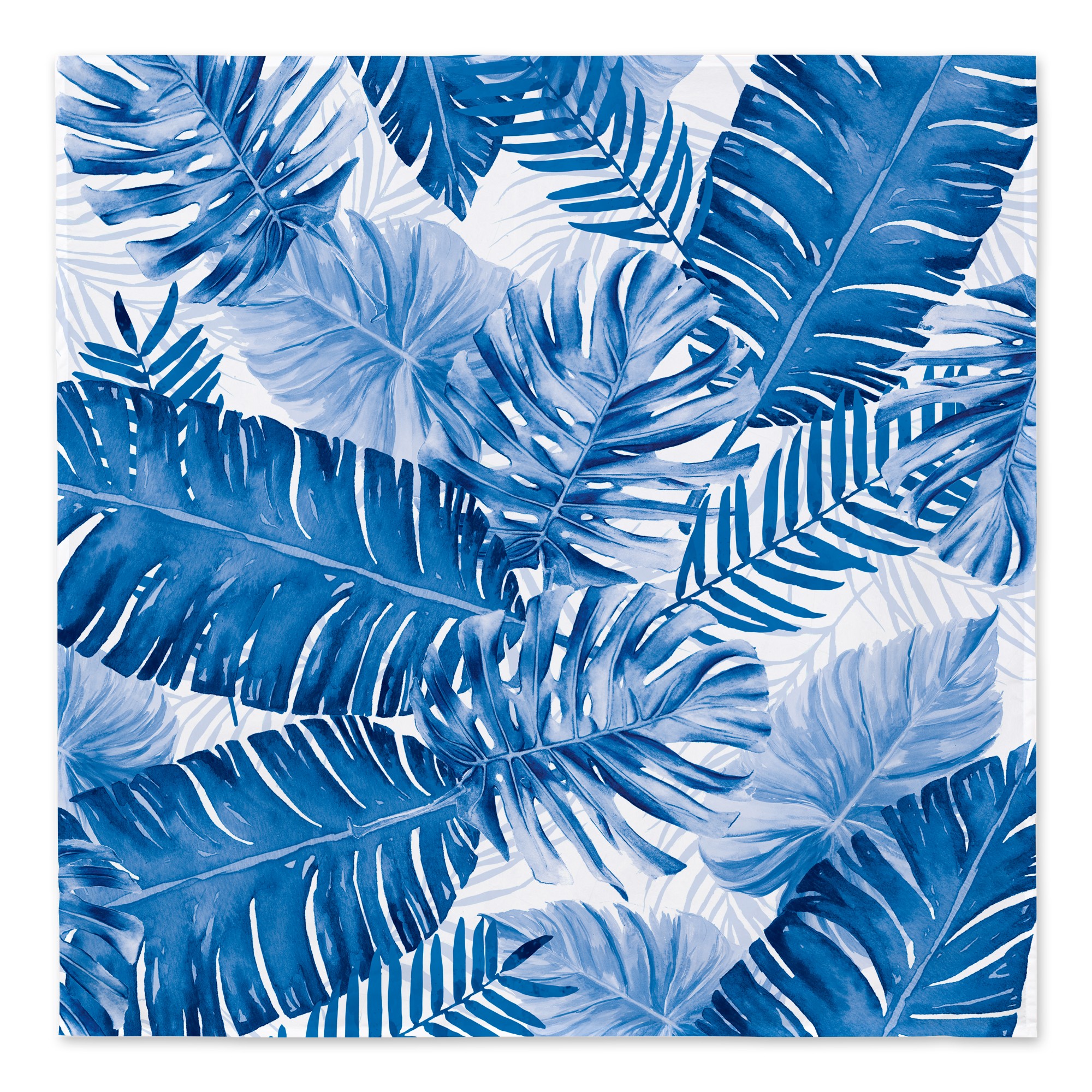Blue Palms 57x57 Tapestry