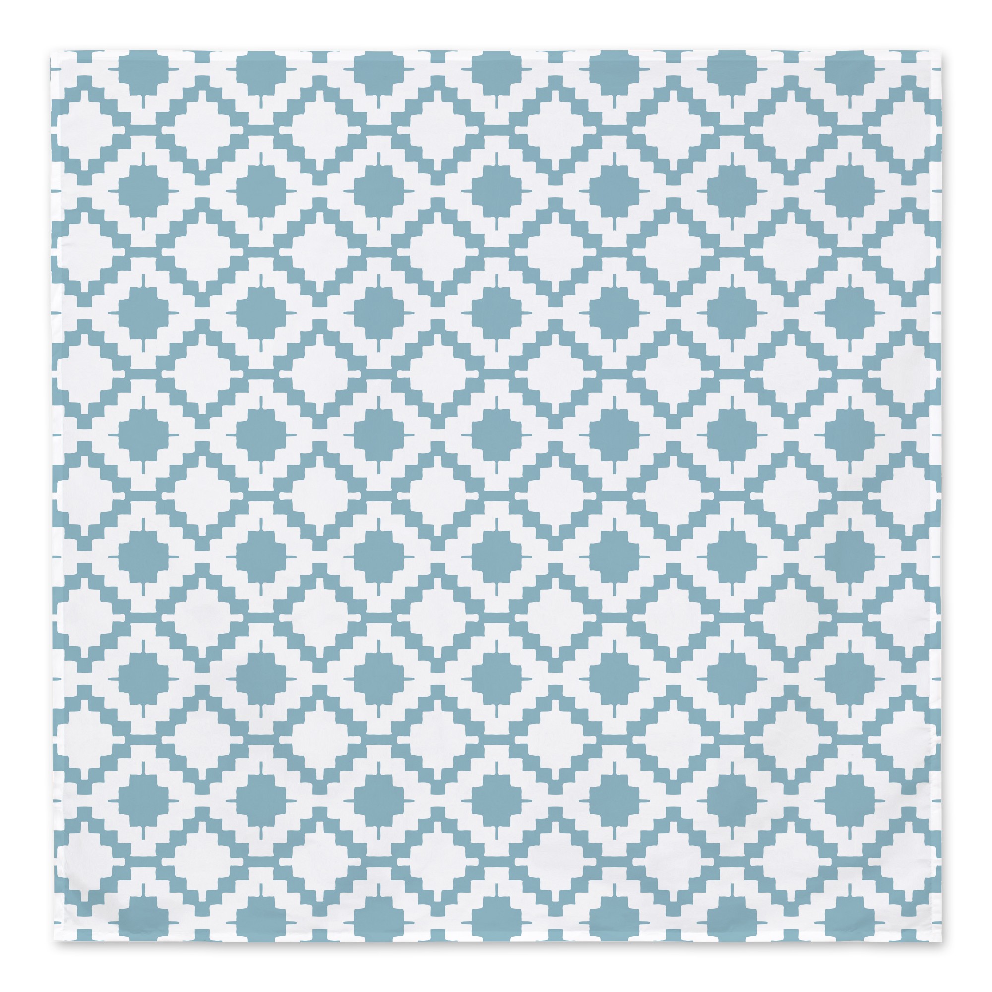 Blue Aztec Pattern 57x57 Tapestry