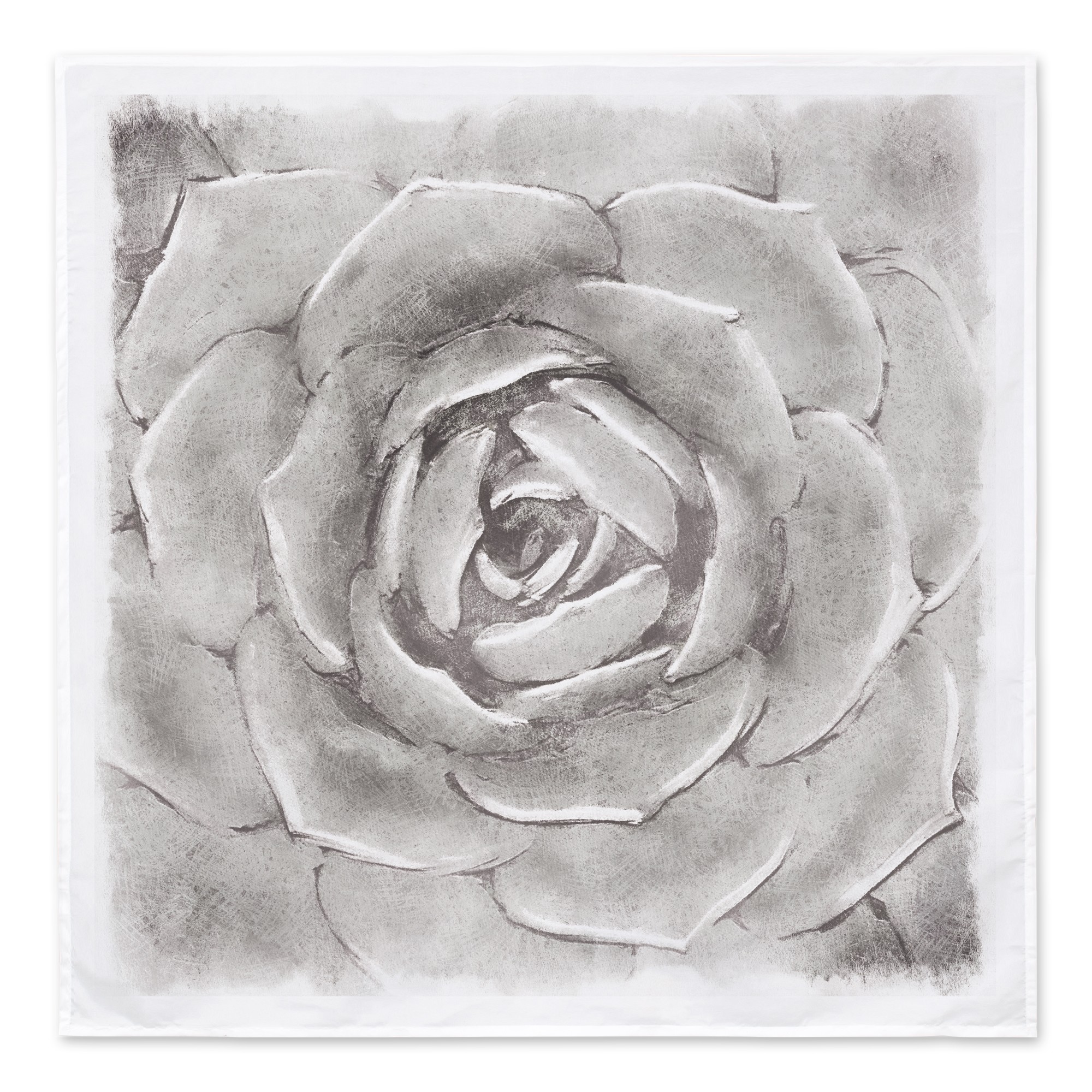 Grey Succulent 57x57 Tapestry