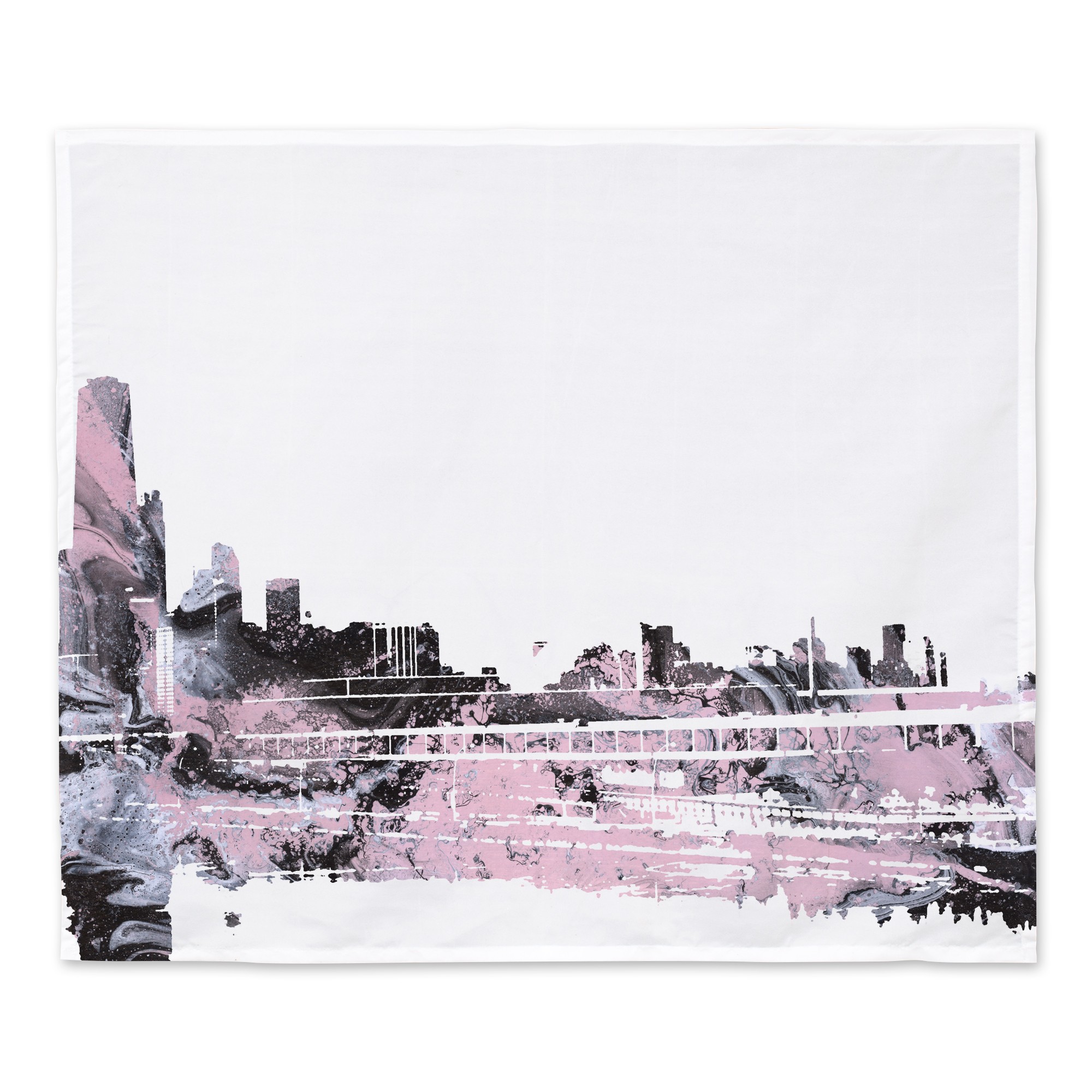 Abstract Skyline 30x40 Tapestry