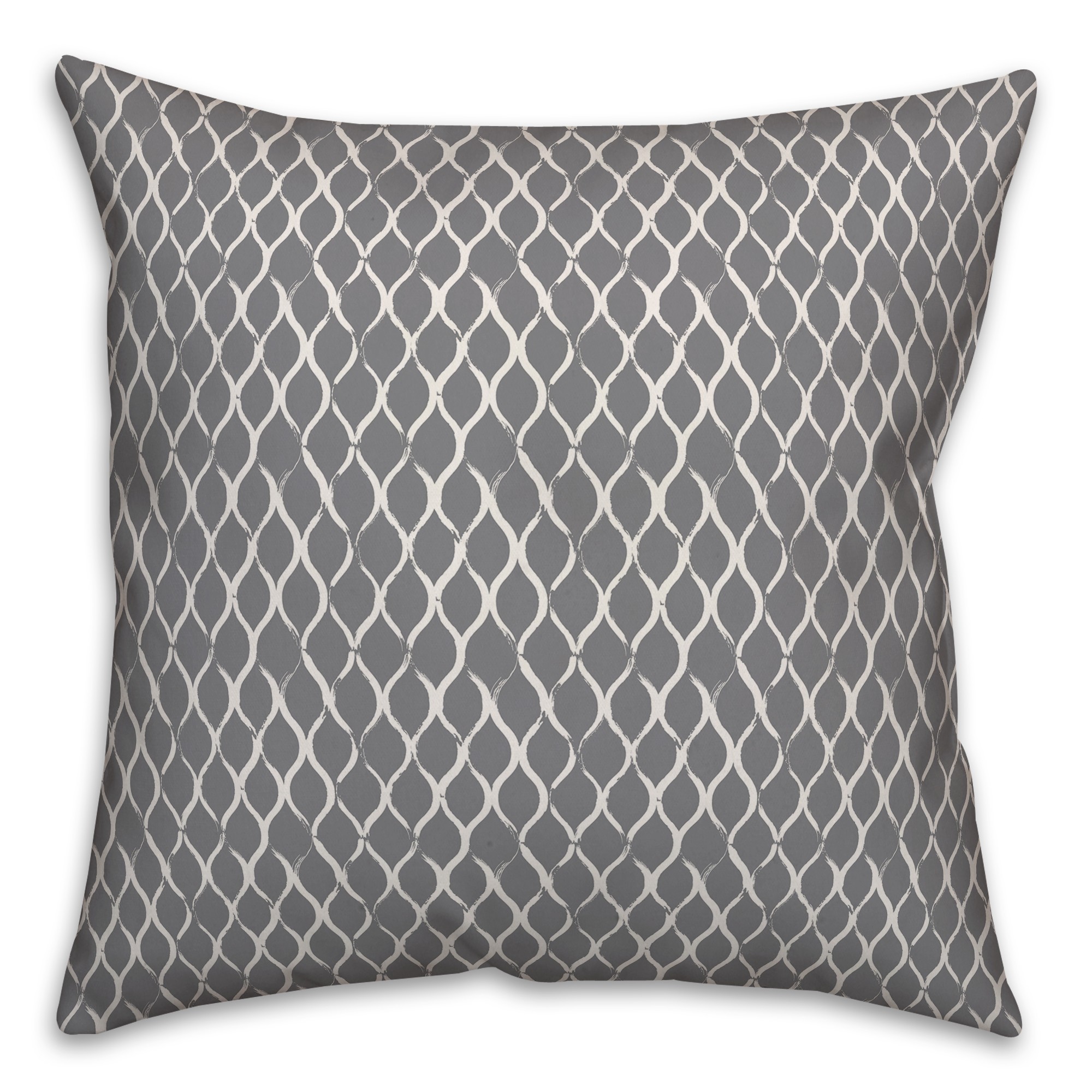 Fishnet in Gray Pillow