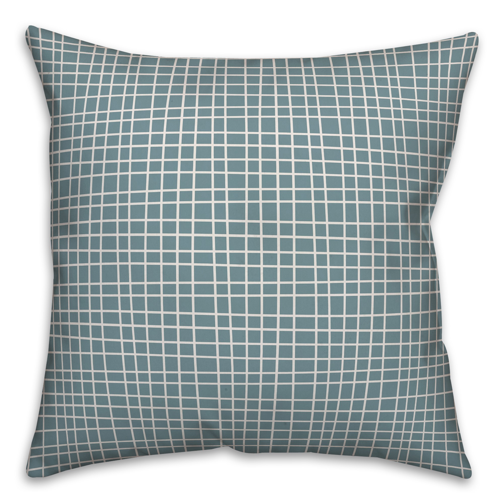 Boxes in Blue Pillow