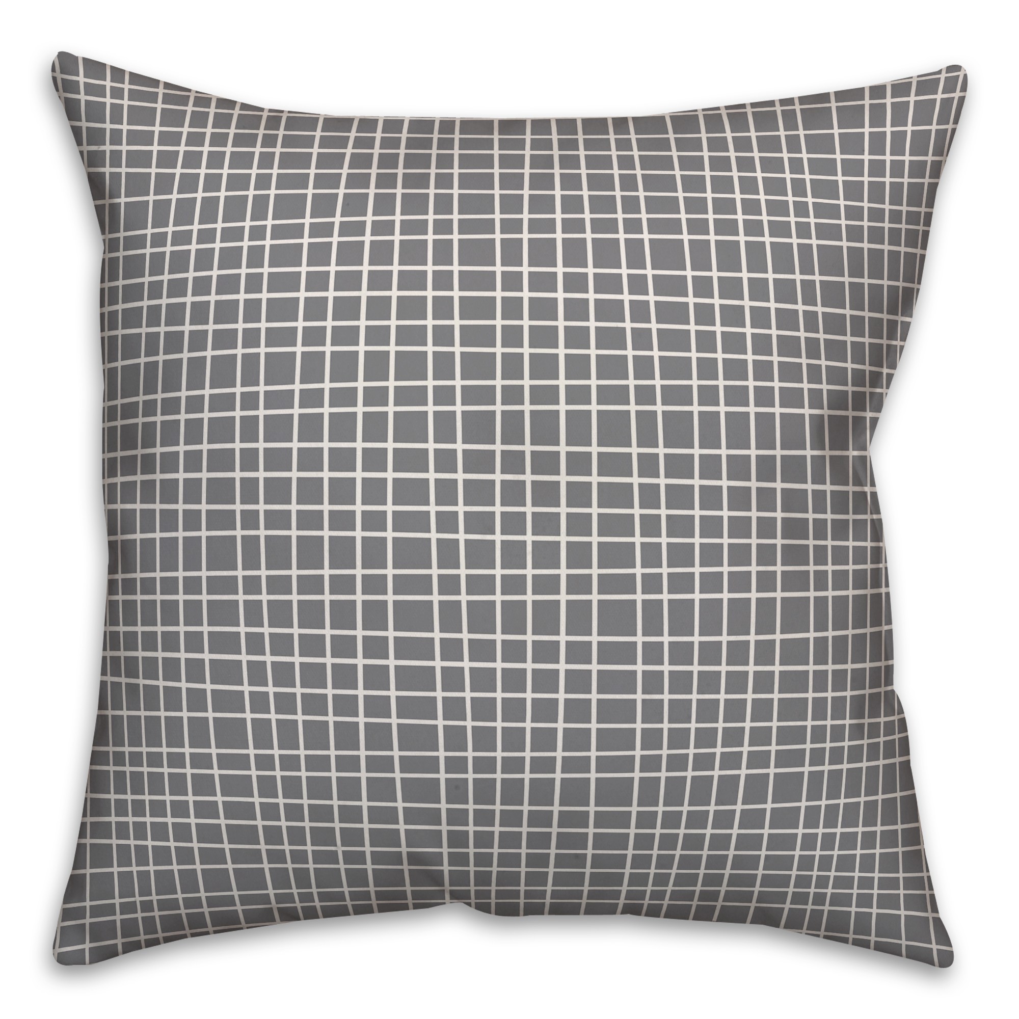 Boxes in Gray Pillow