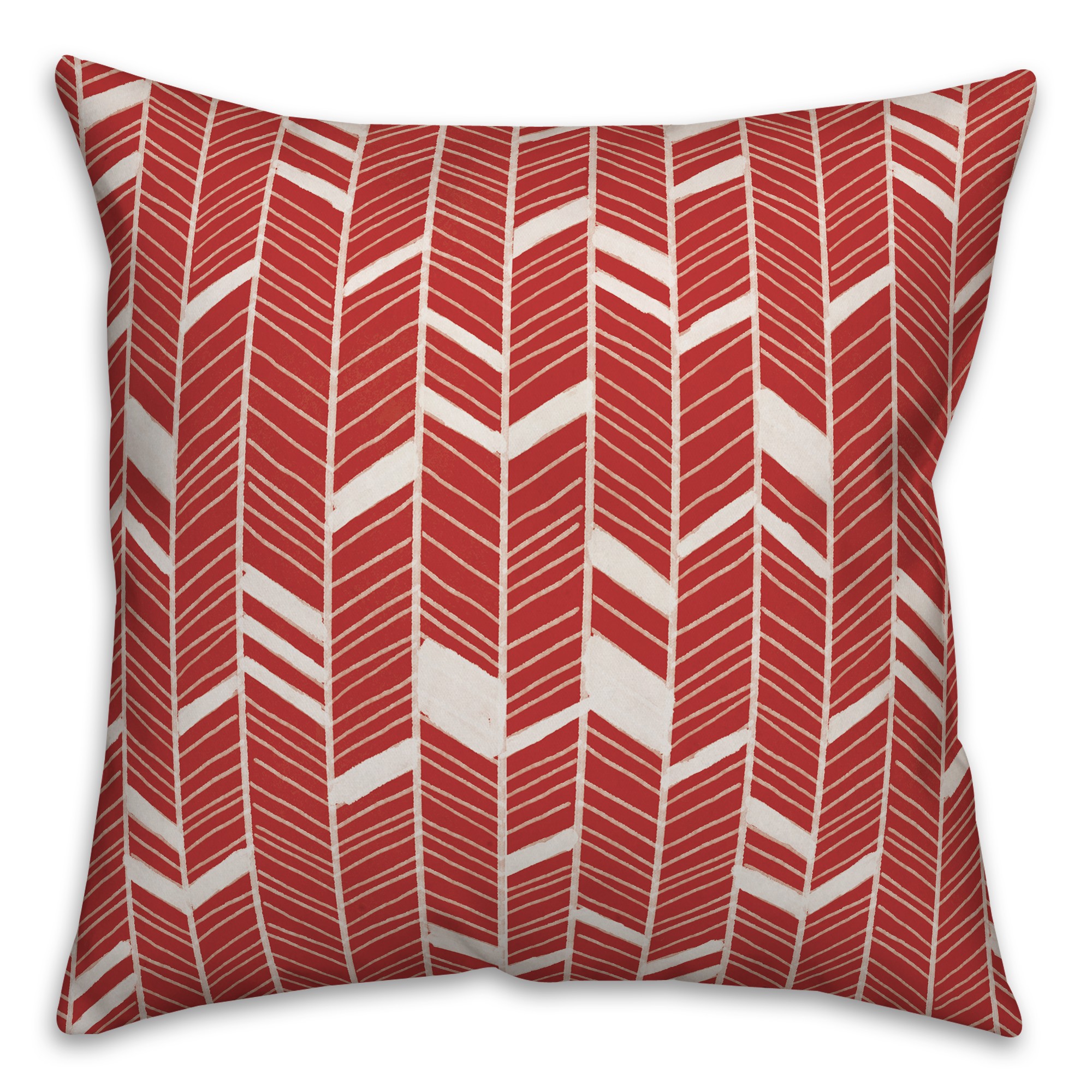 Chevron in Red Pillow