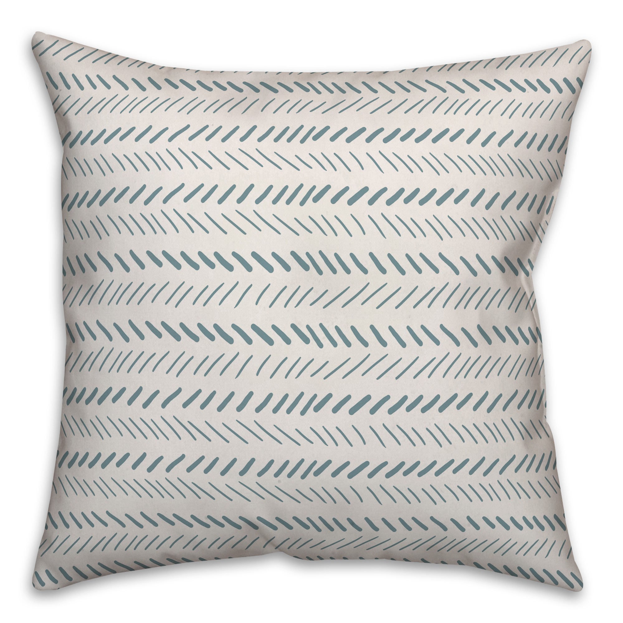 Hatches in Blue Pillow
