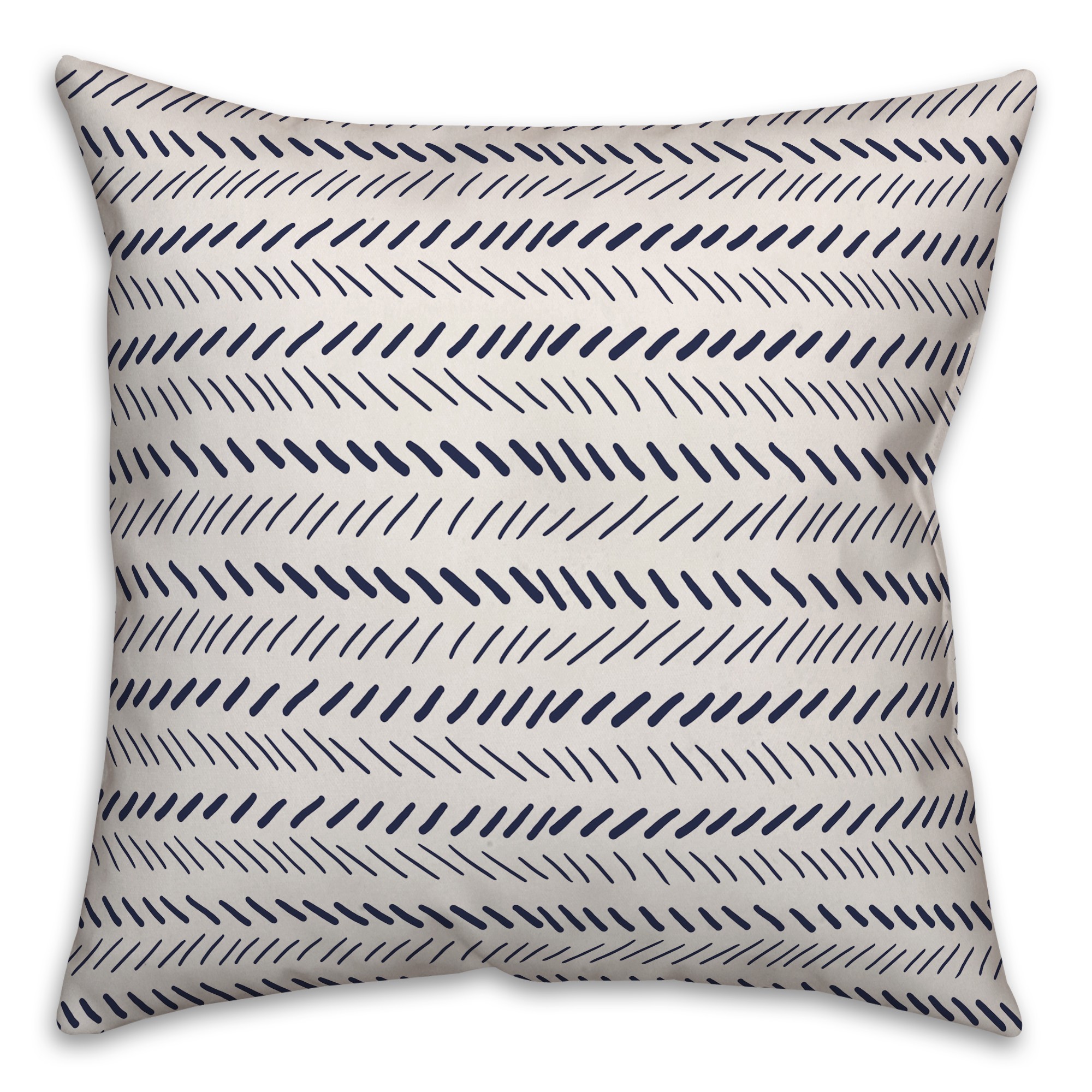 Hatches in Blue Pillow