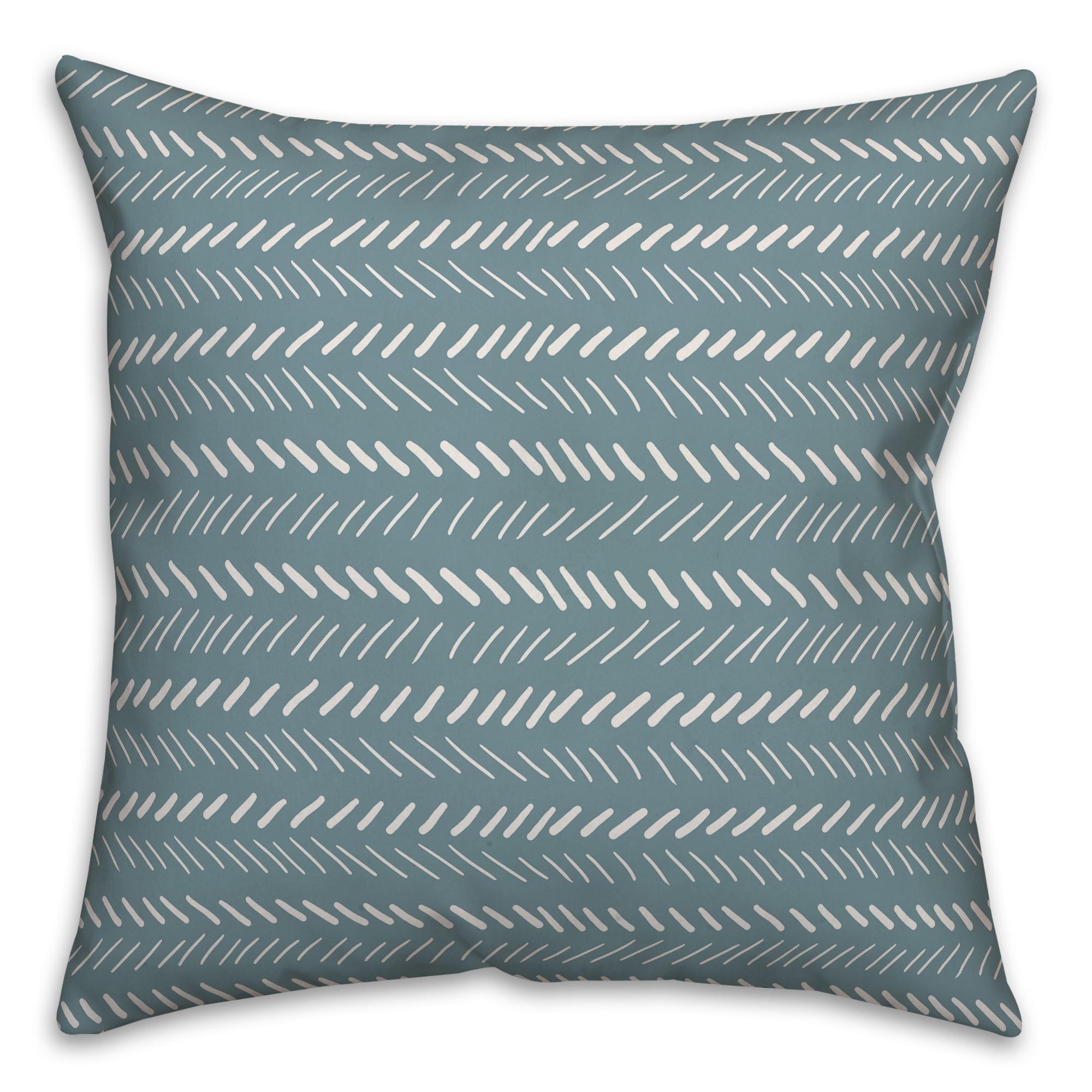 Hatches in Blue Pillow