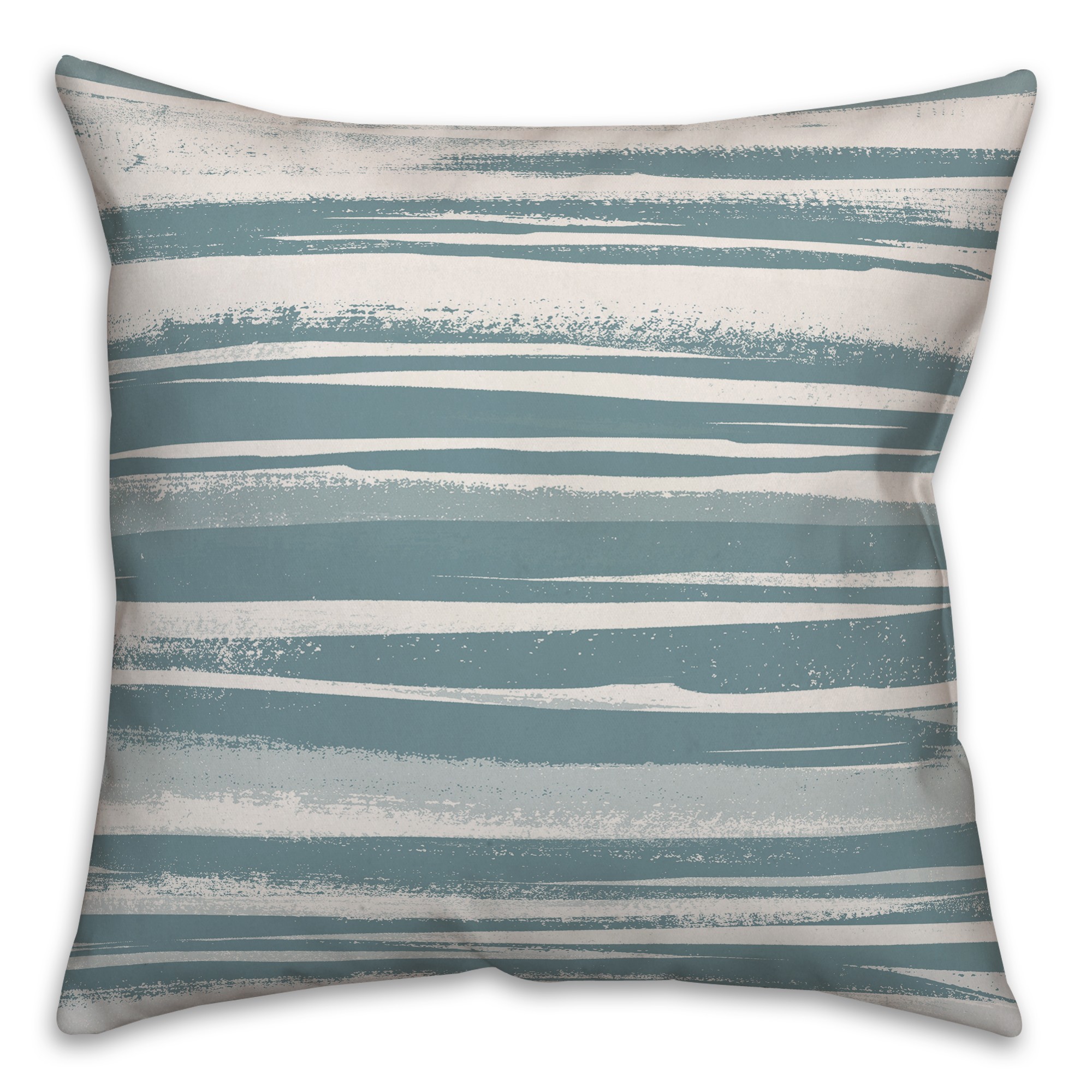 Ink Stripes in Blue Pillow
