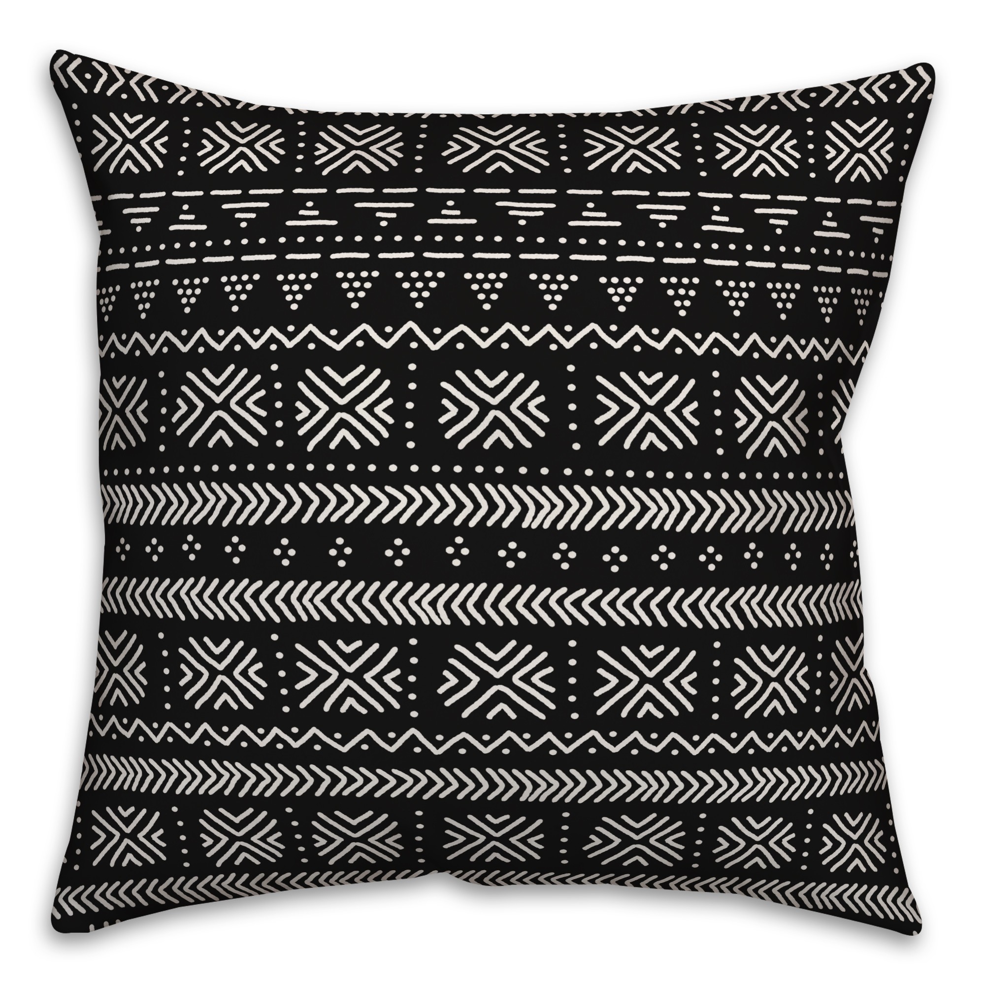 Abstract in Black Pillow