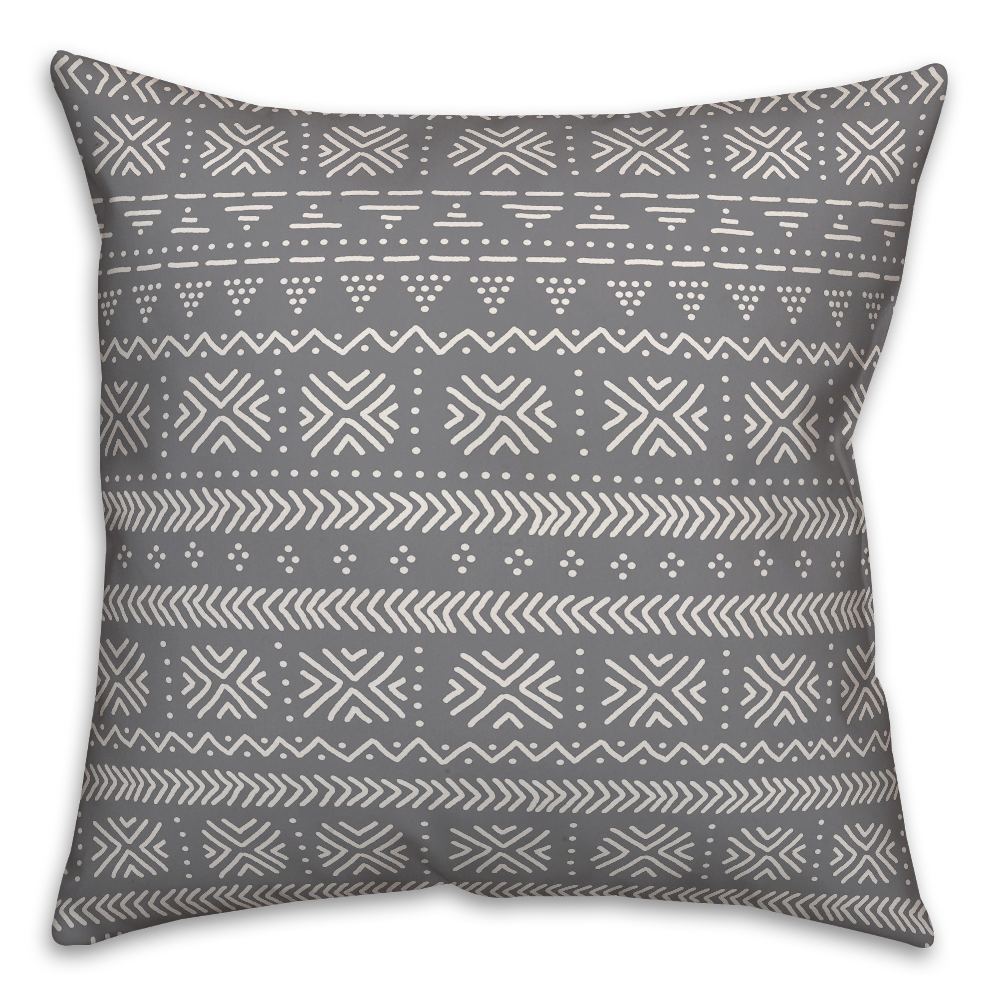 Abstract in Gray Pillow