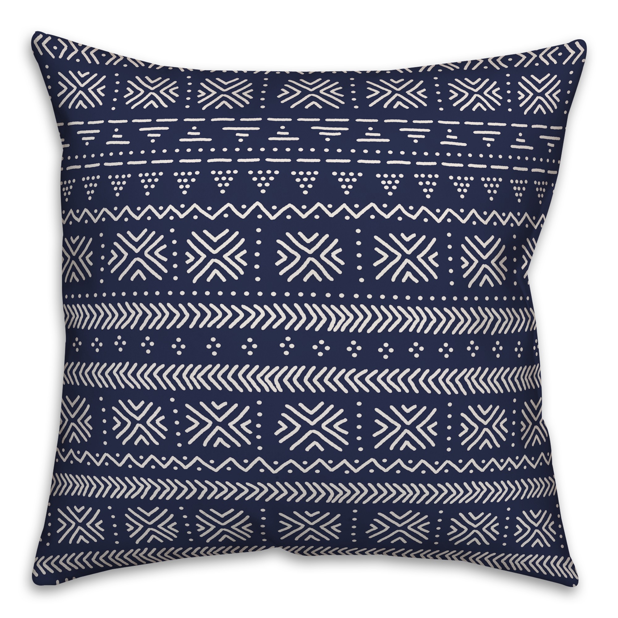 Abstract in Blue Pillow
