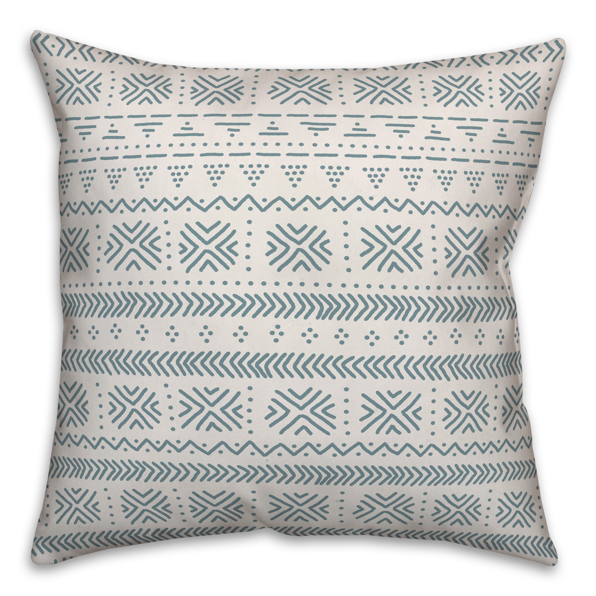 Abstract in Blue Pillow