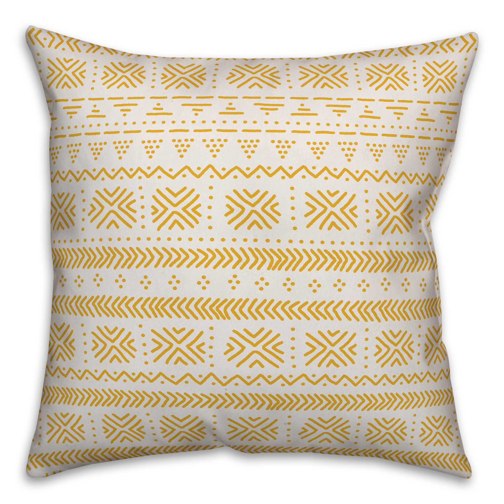 Abstract in Yellow Pillow