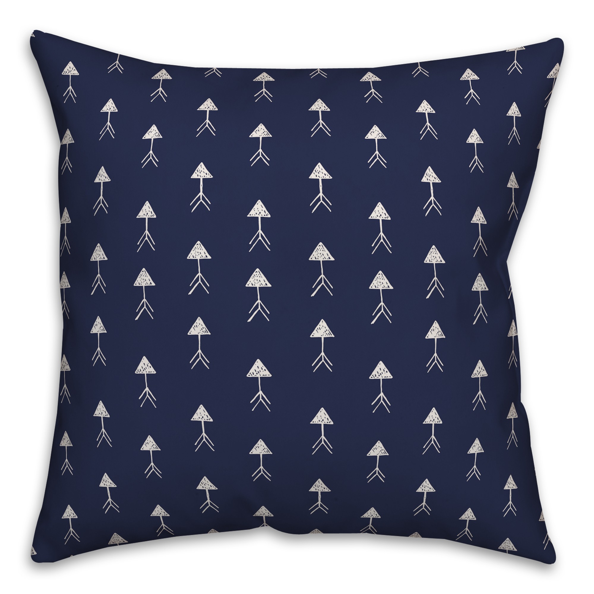 Cute Arrows in Blue Pillow