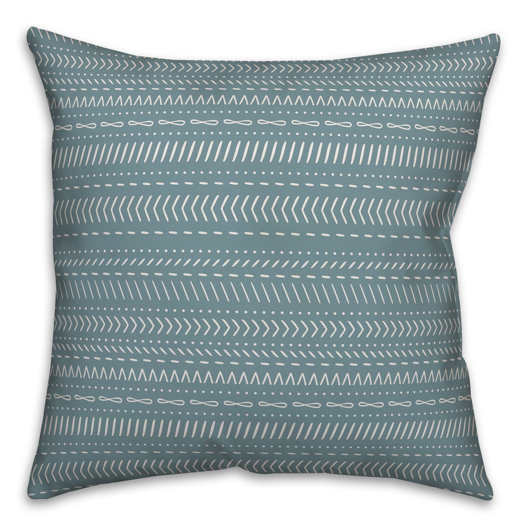 Little Doodles in Blue Pillow