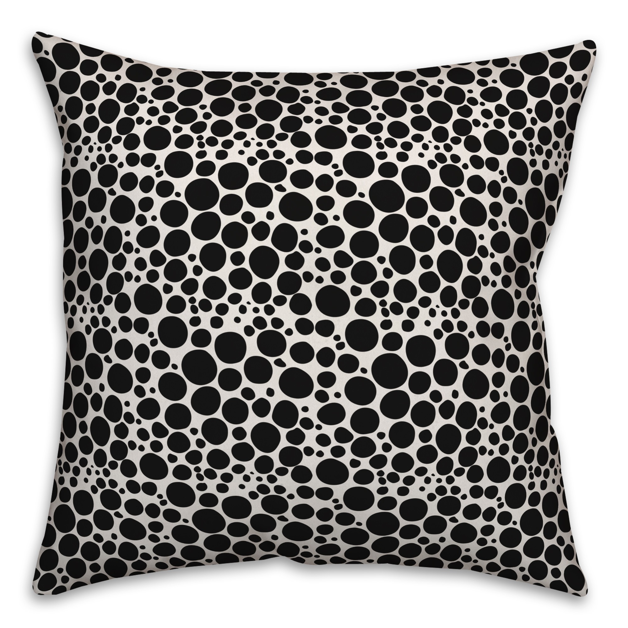 Pebbles in Black Pillow