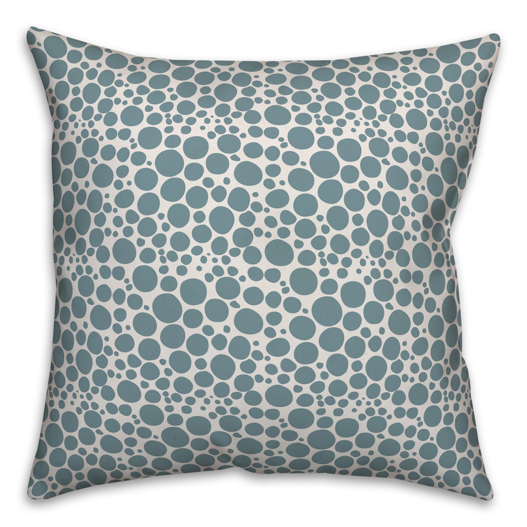 Pebbles in Blue Pillow
