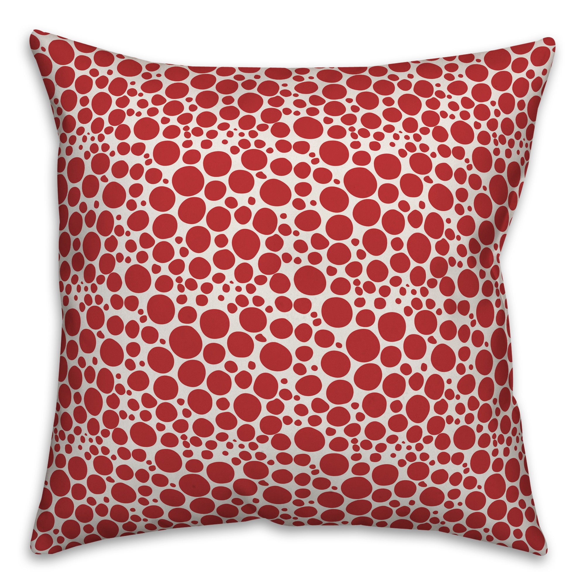 Pebbles in Red Pillow