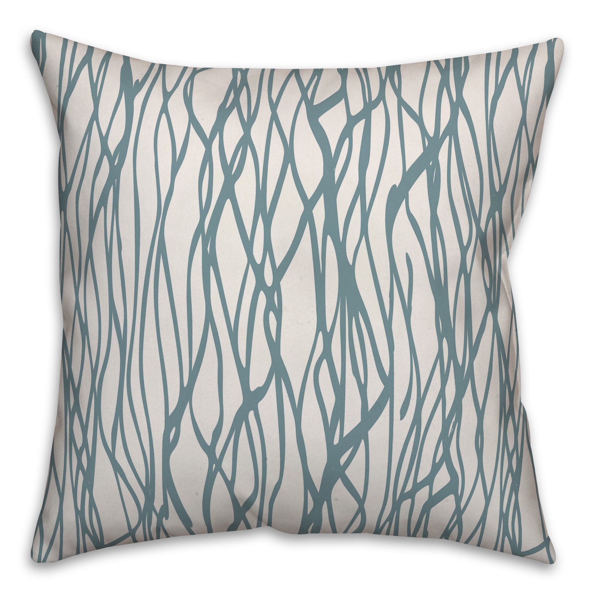 Seaweed in Blue Pillow