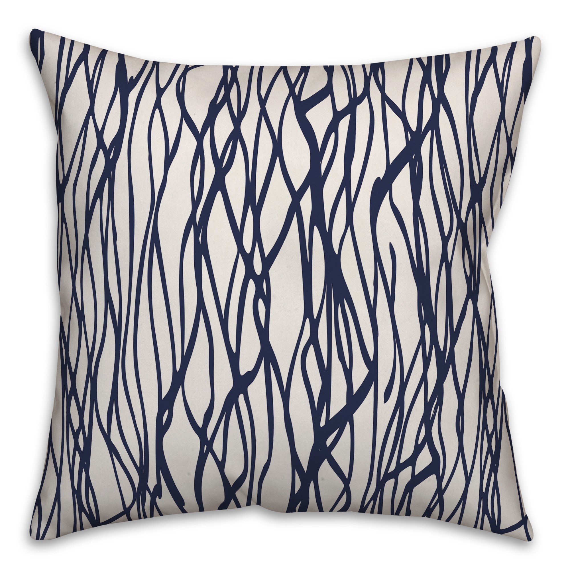 Seaweed in Blue Pillow