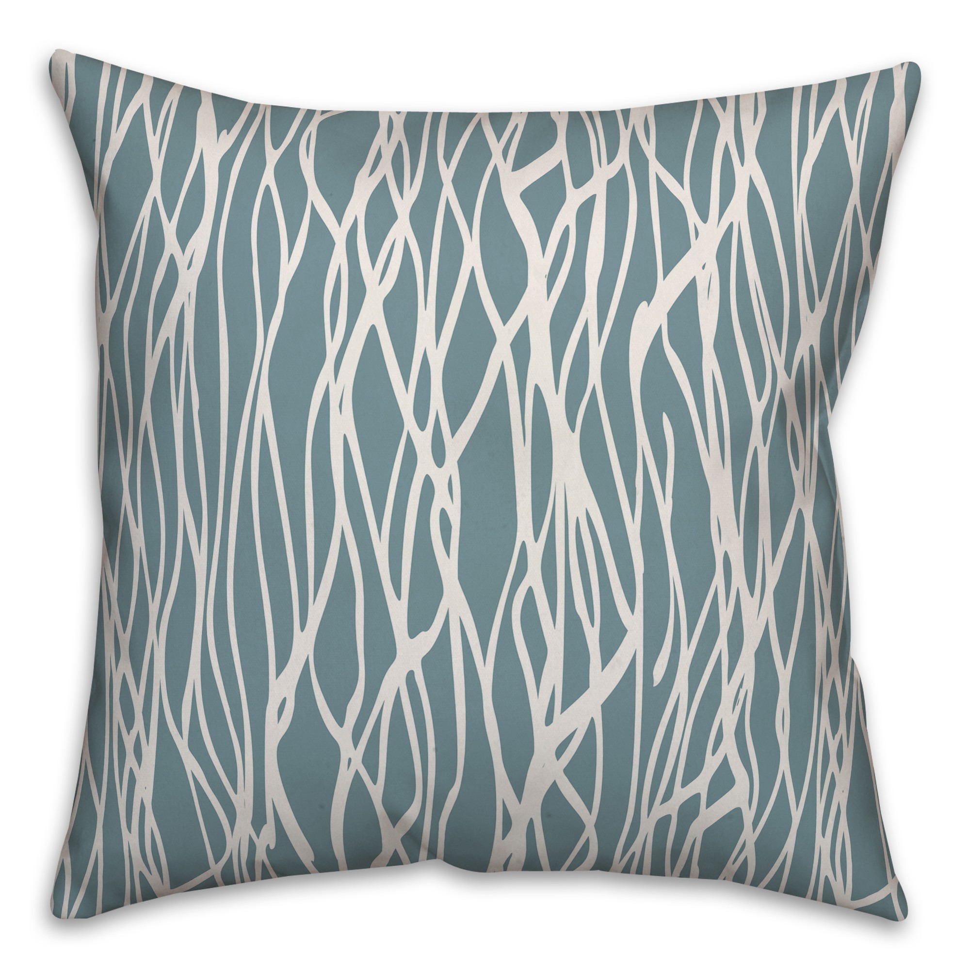 Seaweed in Blue Pillow