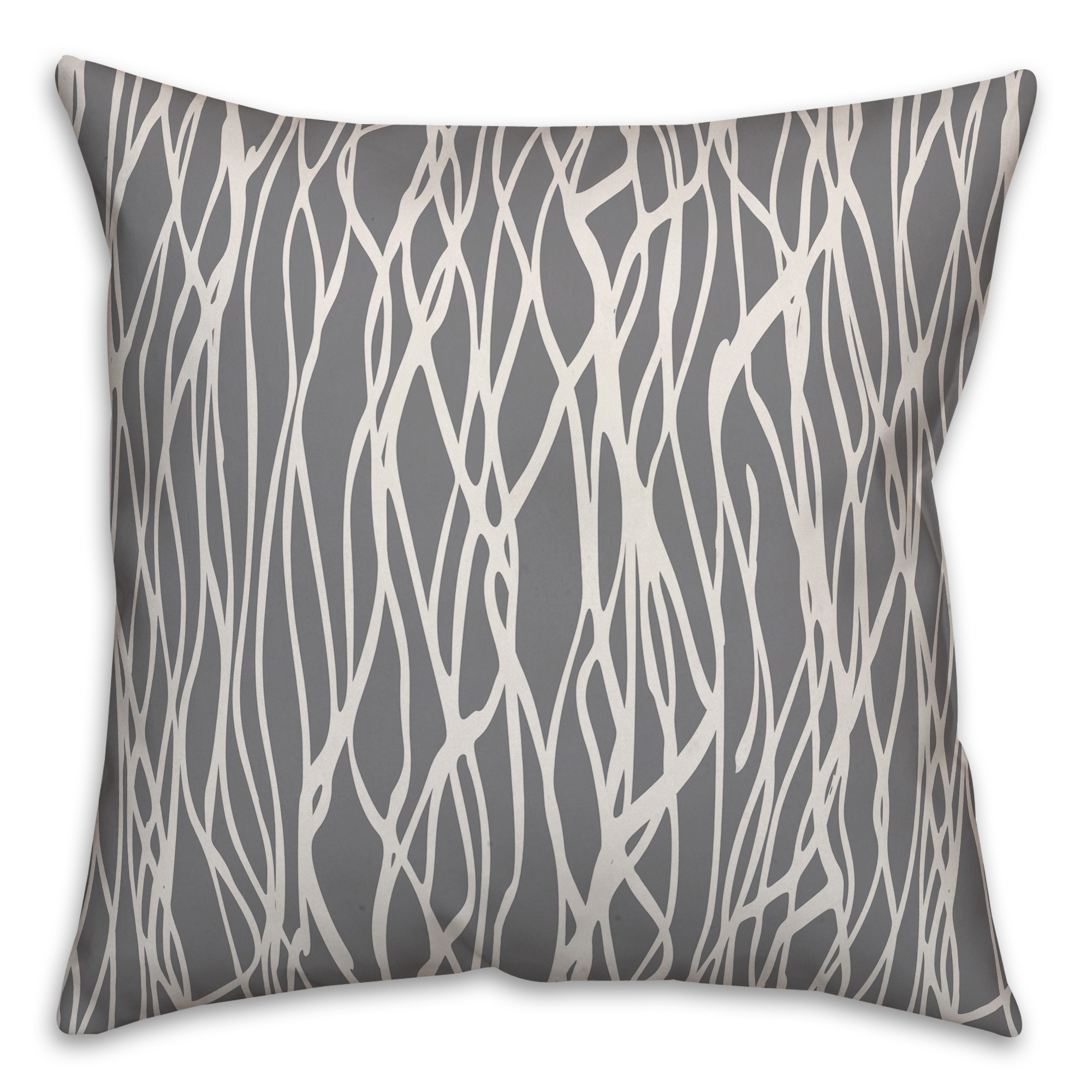 Seaweed in Gray Pillow
