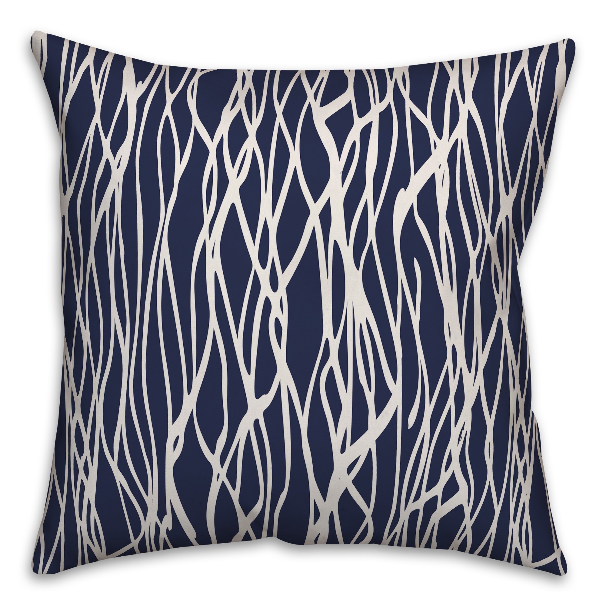 Seaweed in Blue Pillow
