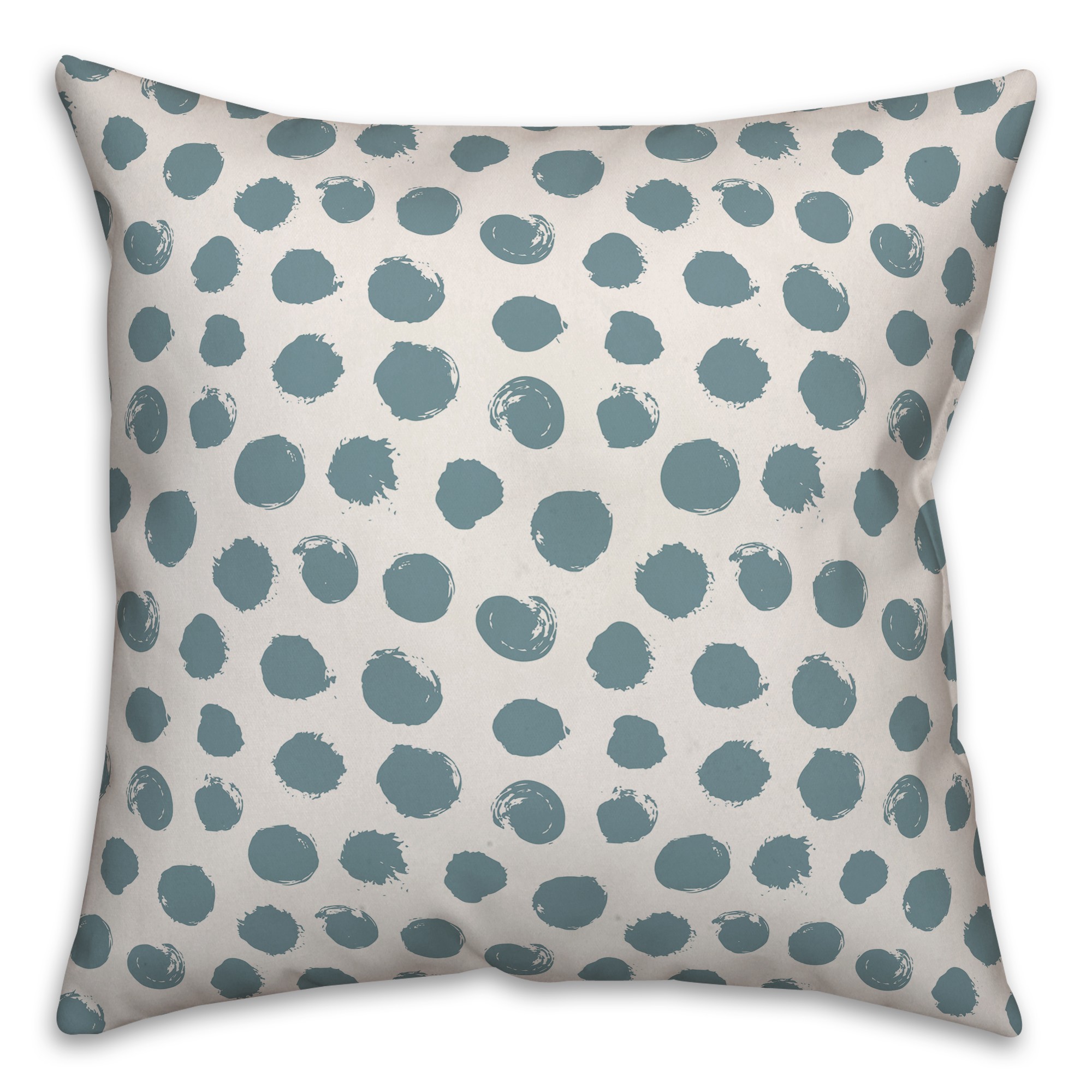 Dots in Blue Pillow
