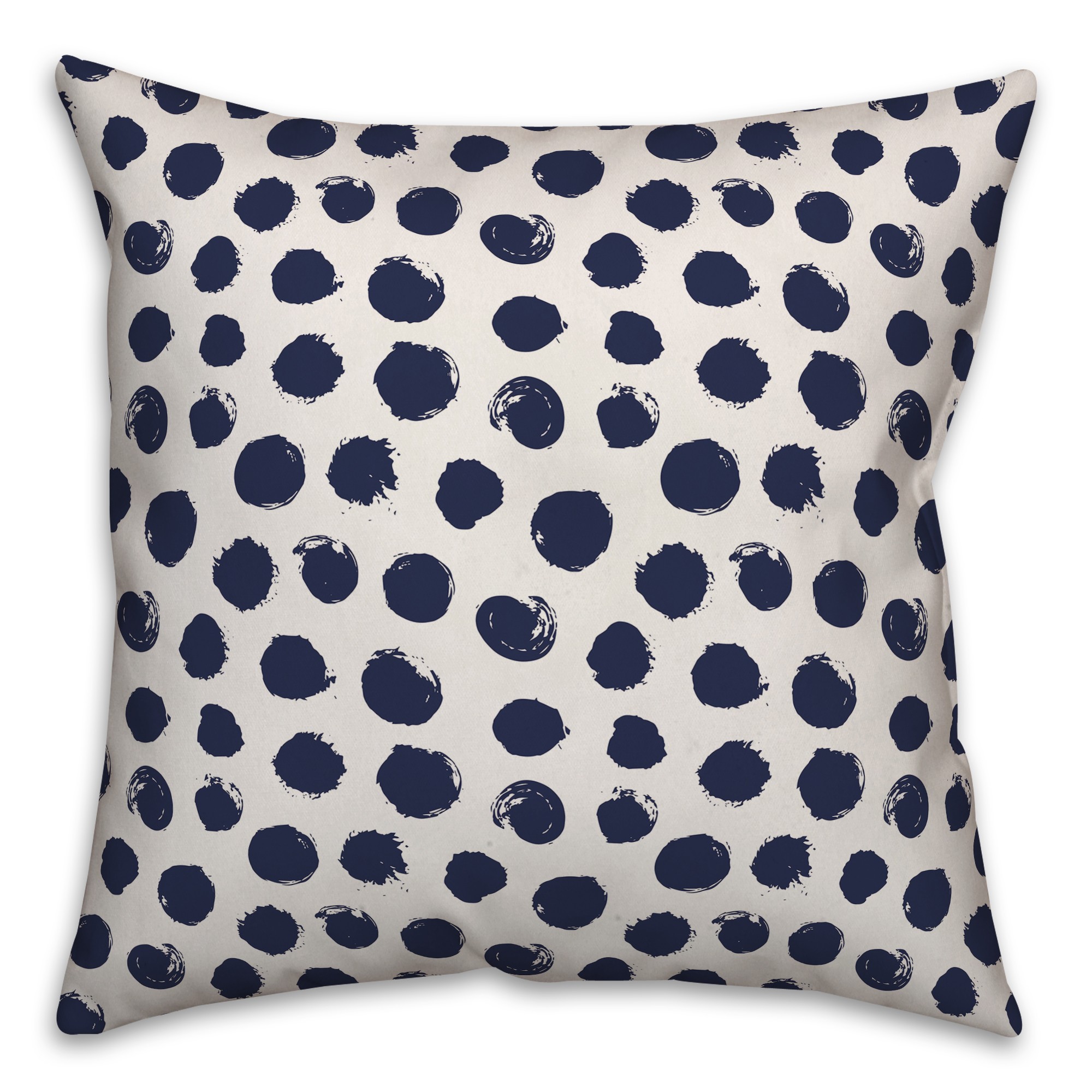 Dots in Blue Pillow