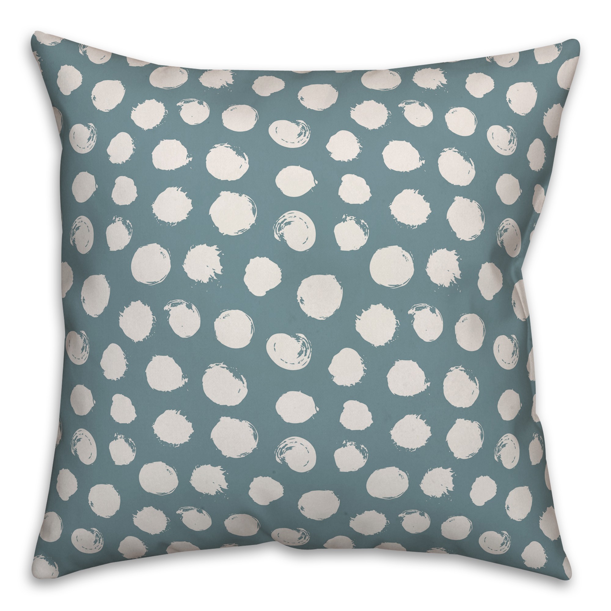 Dots in Blue Pillow