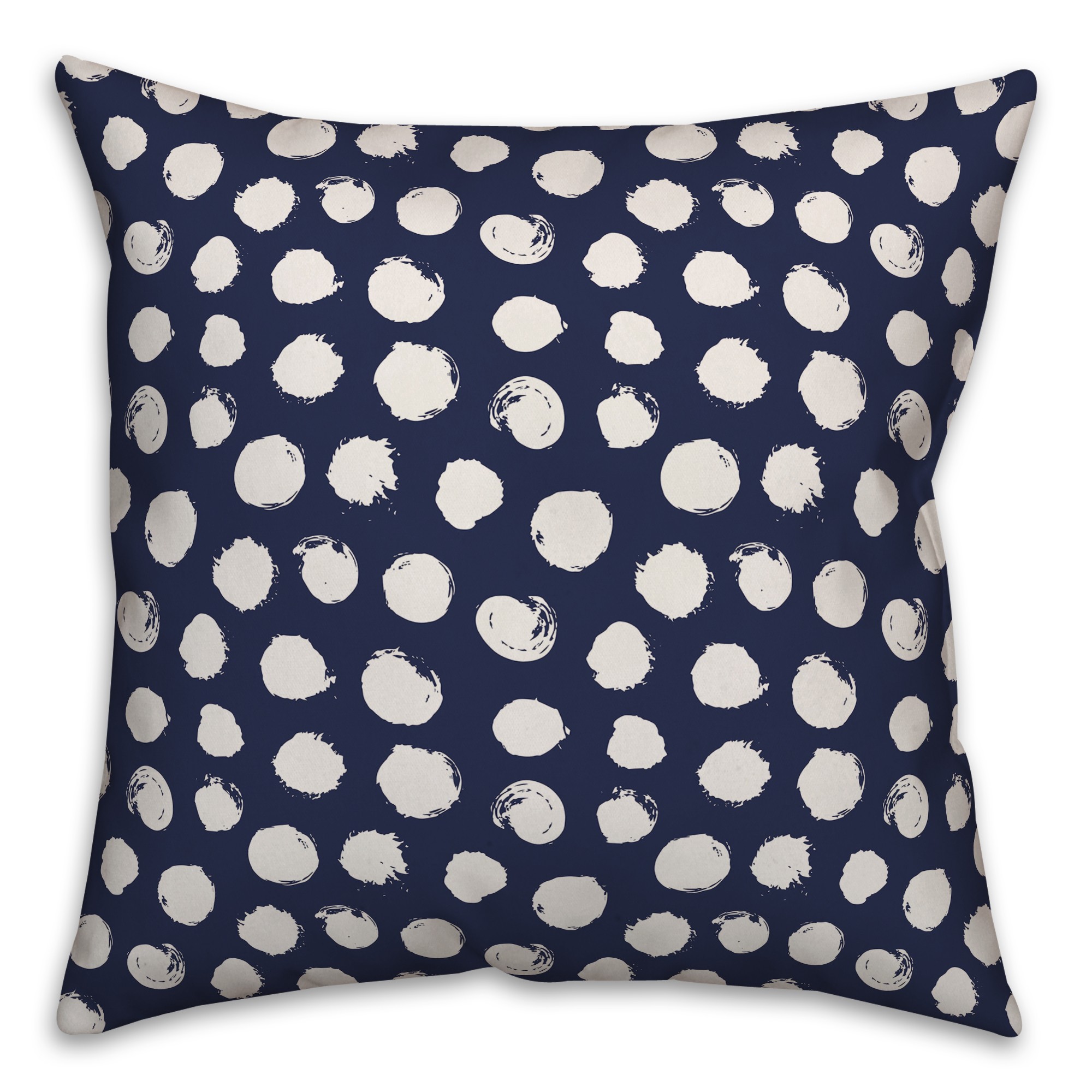 Dots in Blue Pillow