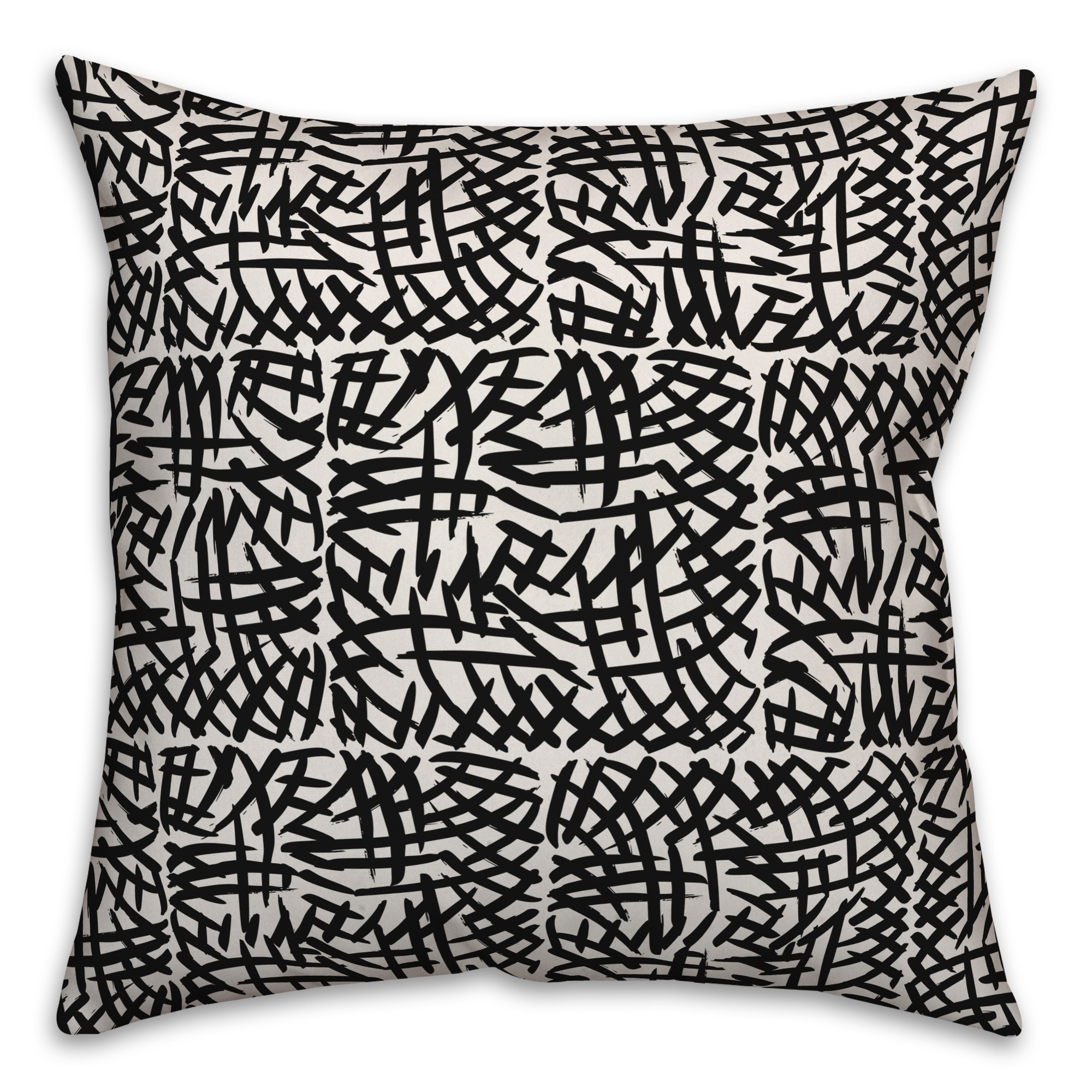 Swatches in Black Pillow