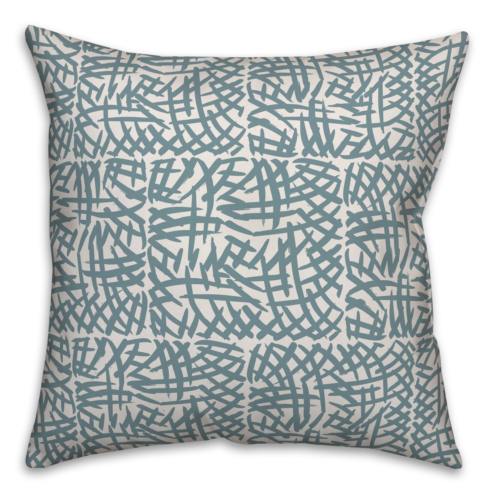 Swatches in Blue Pillow