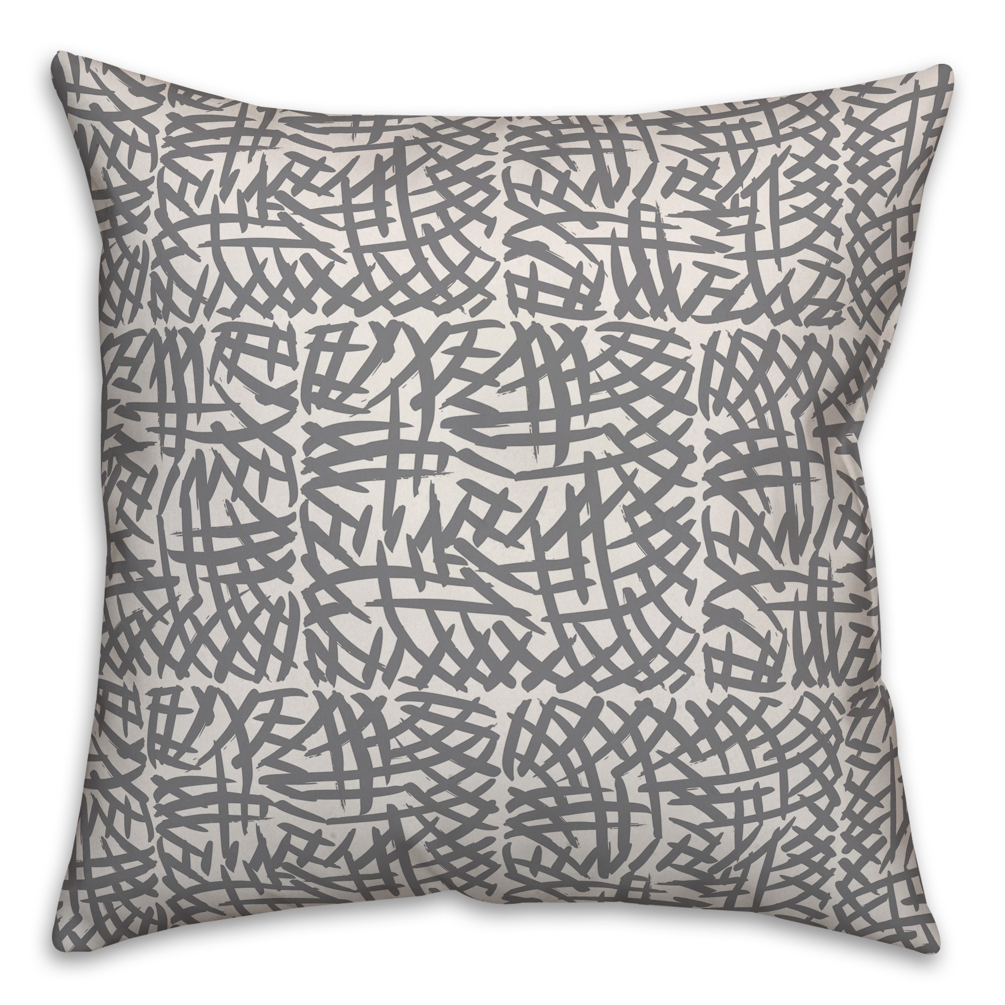 Swatches in Gray Pillow