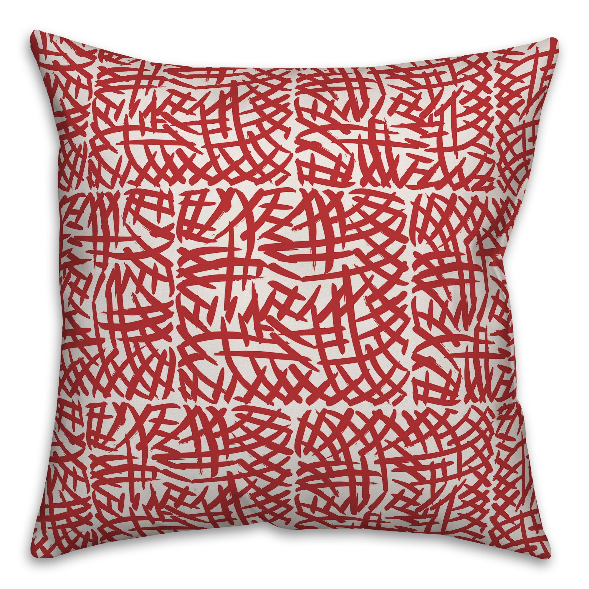 Swatches in Red Pillow