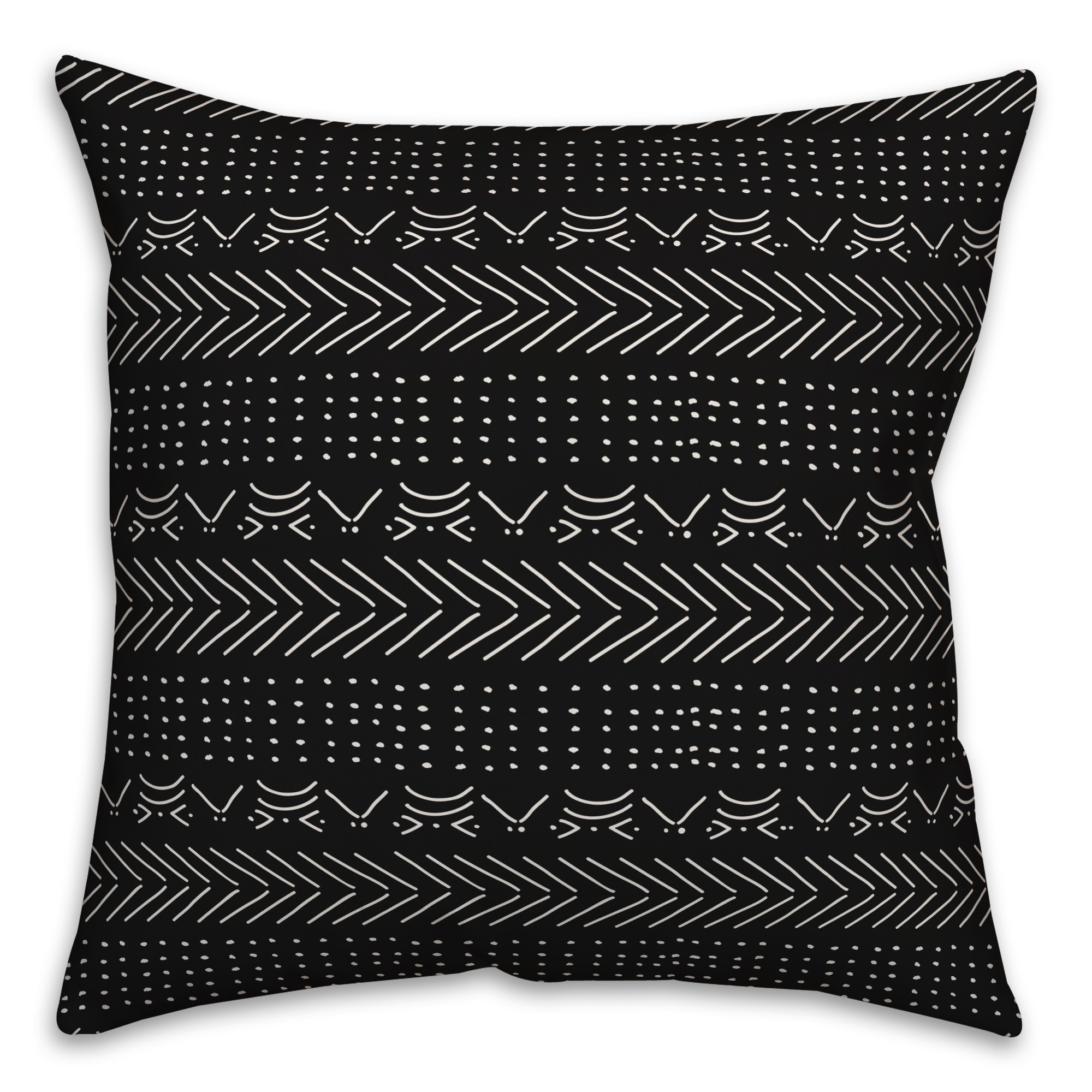 Weird Alien Language in Black Pillow