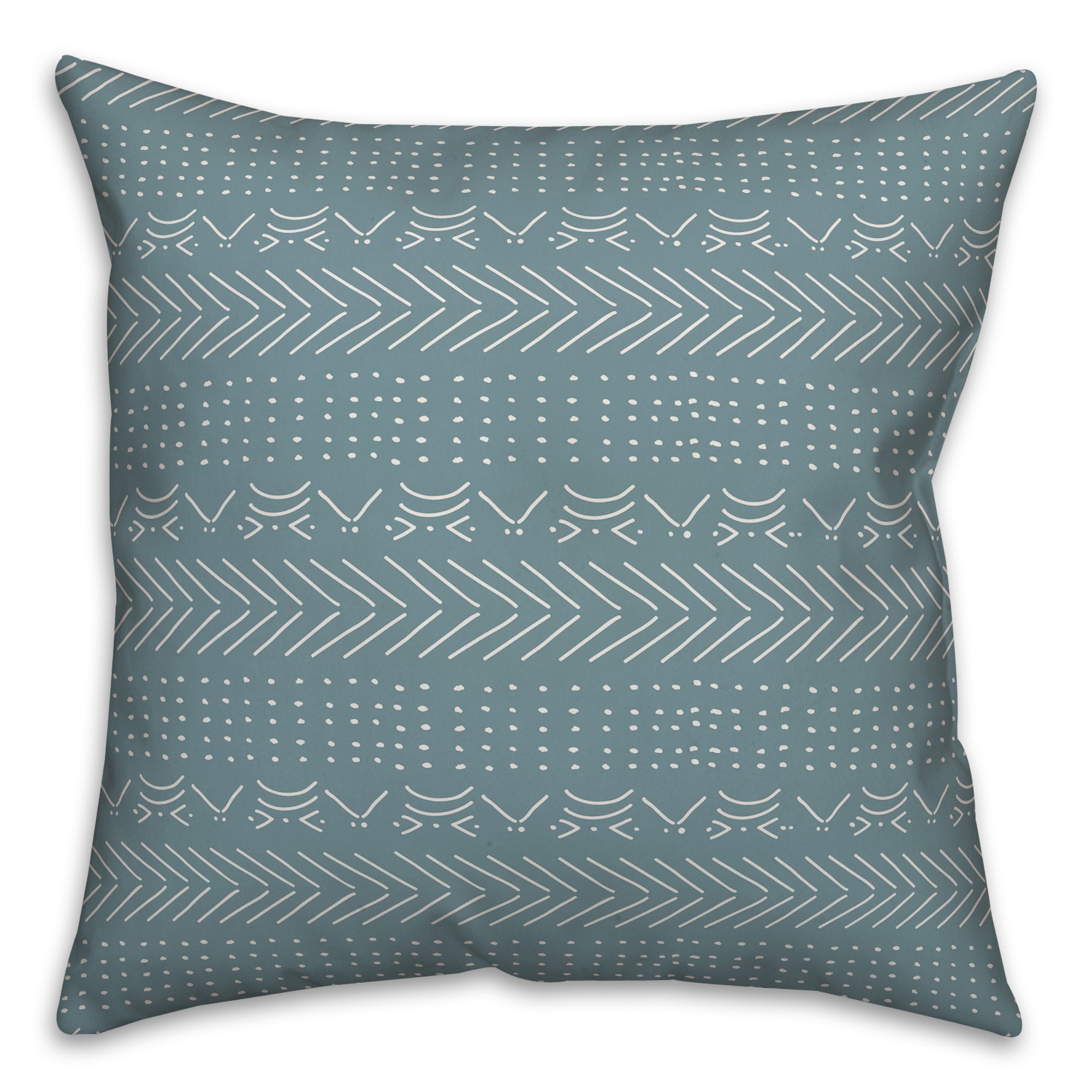 Weird Alien Language in Blue Pillow