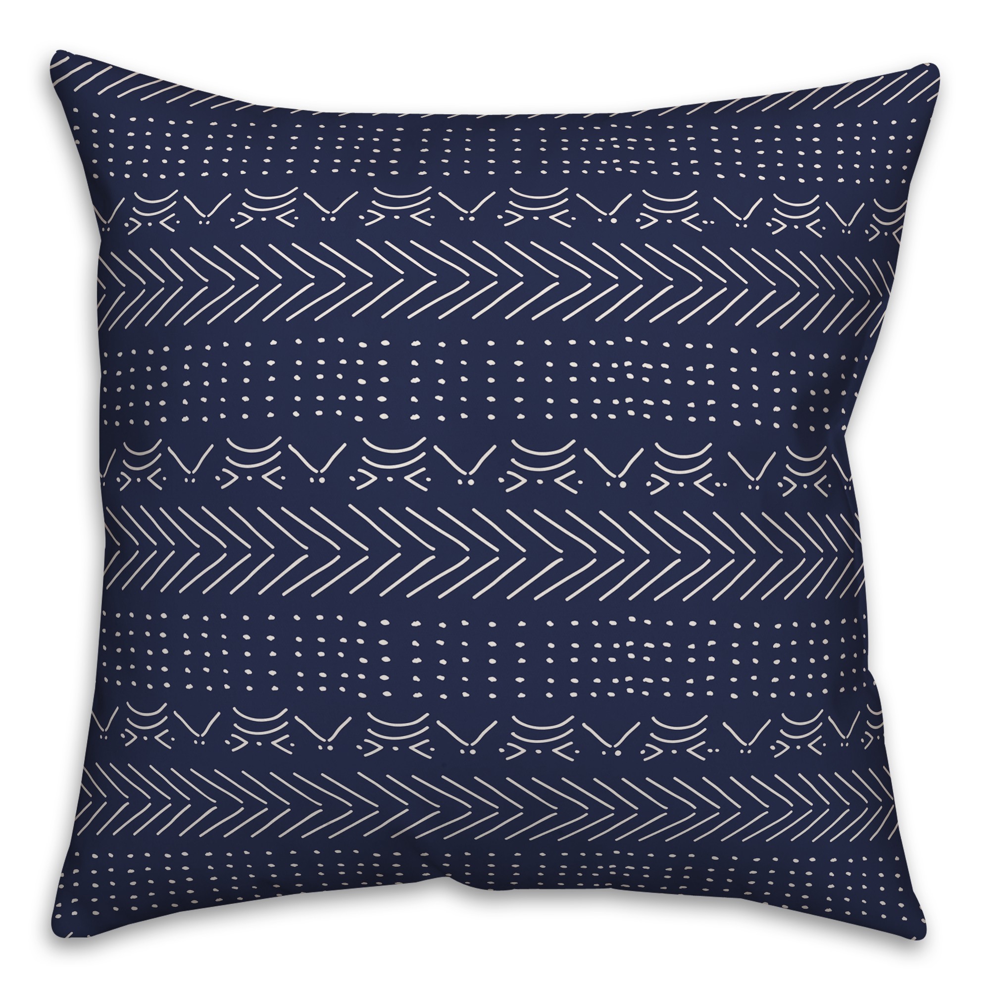 Weird Alien Language in Blue Pillow