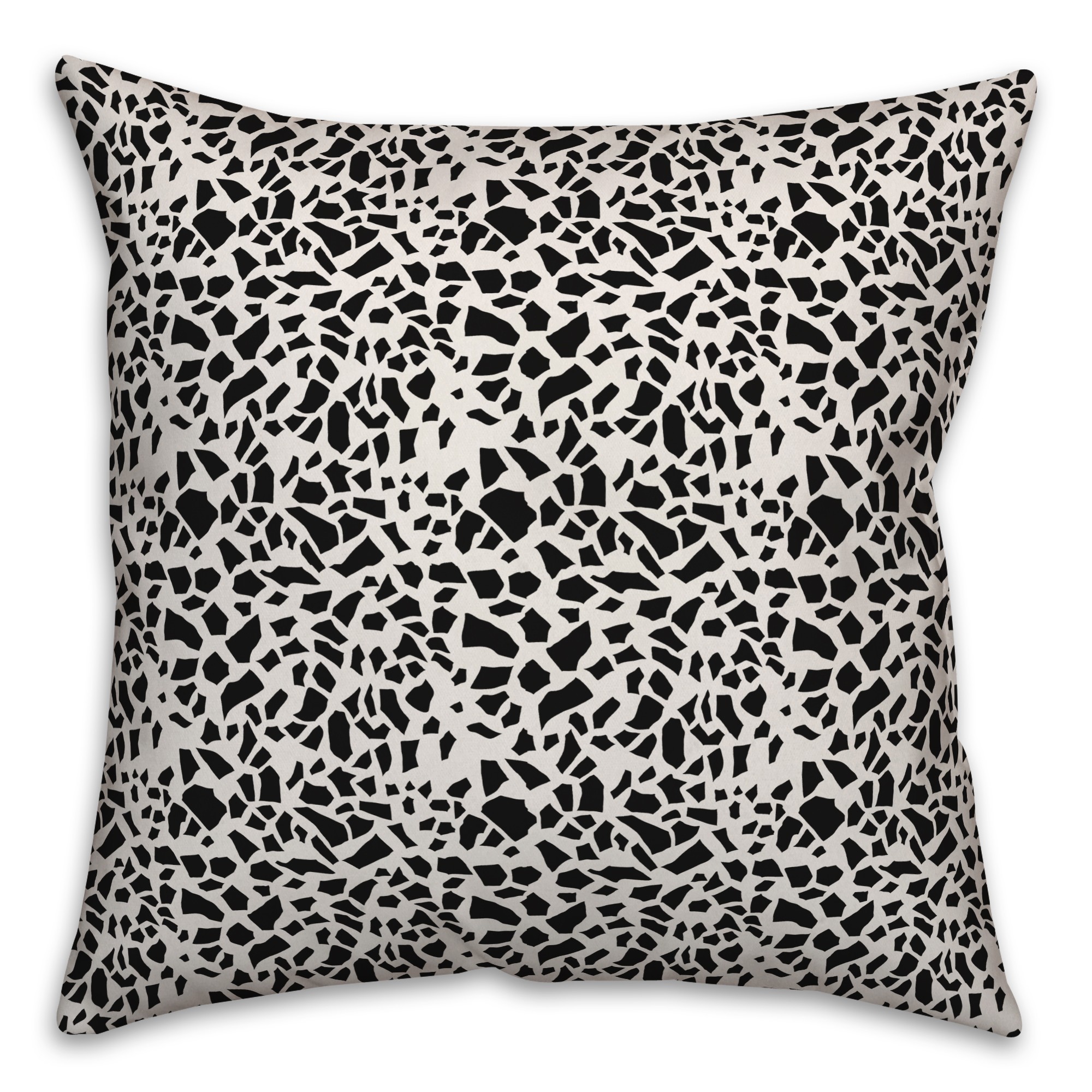 Terrazzo in Black Pillow