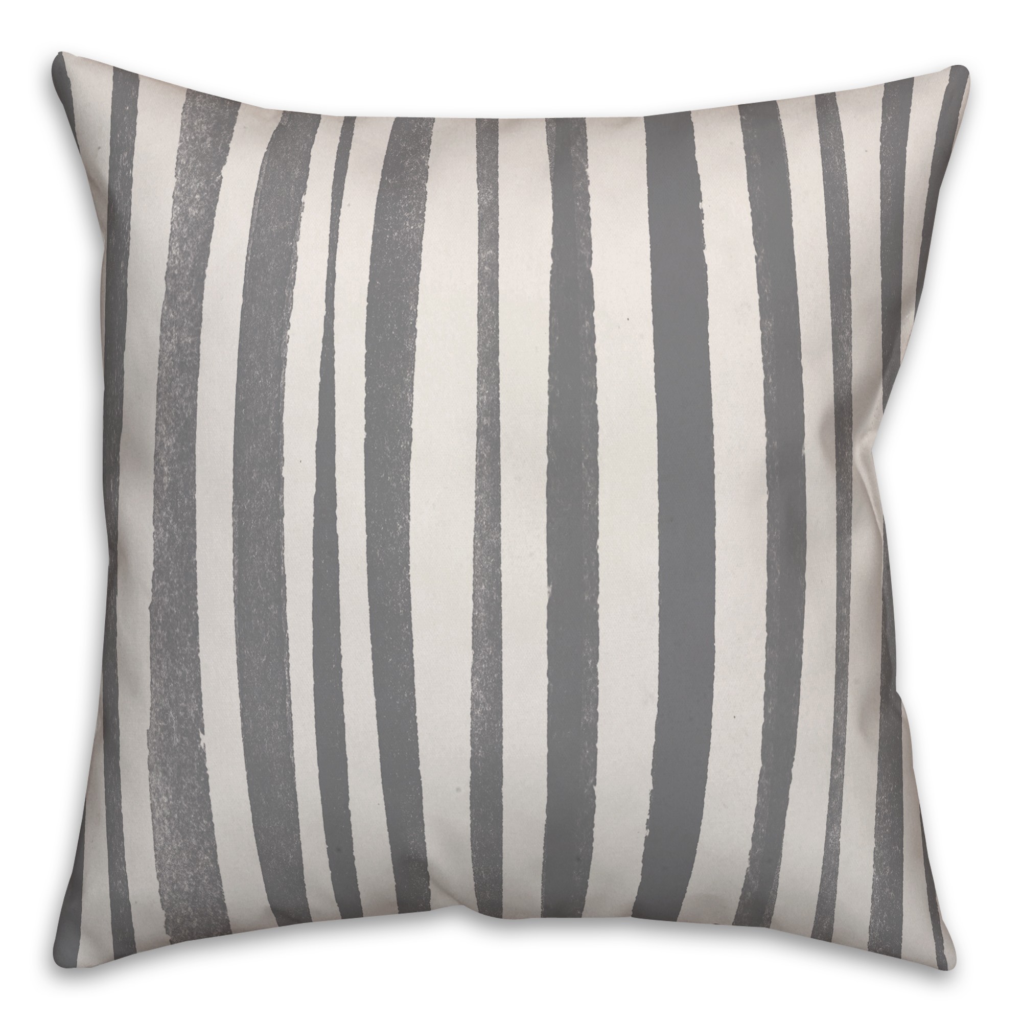Zebra Stripes in Gray Pillow