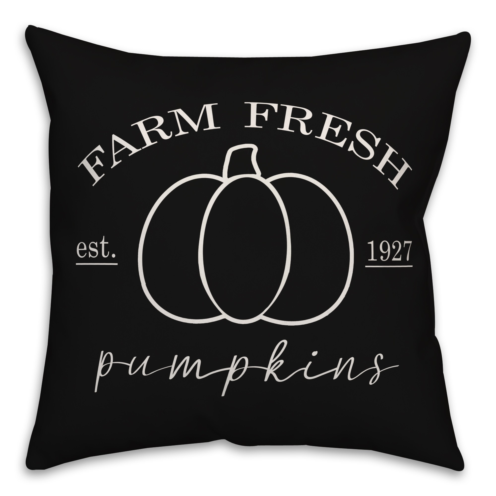 Farm Fresh Pumpkins Pillow
