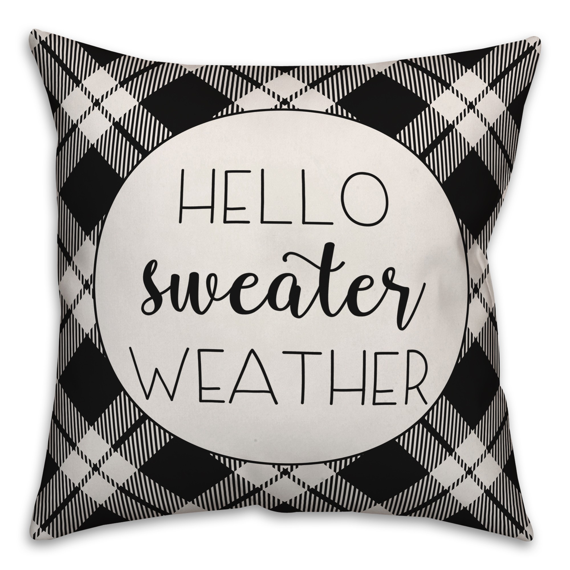 Hello Sweater Weather Pillow