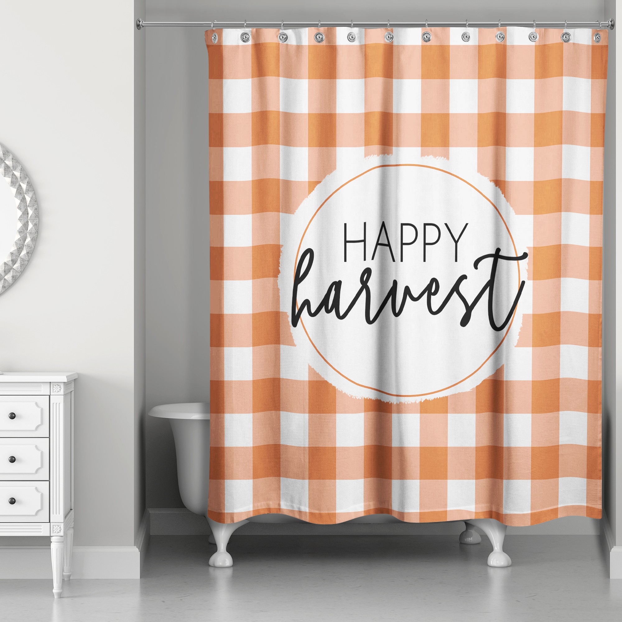 Happy Harvest 71x74 Shower Curtain