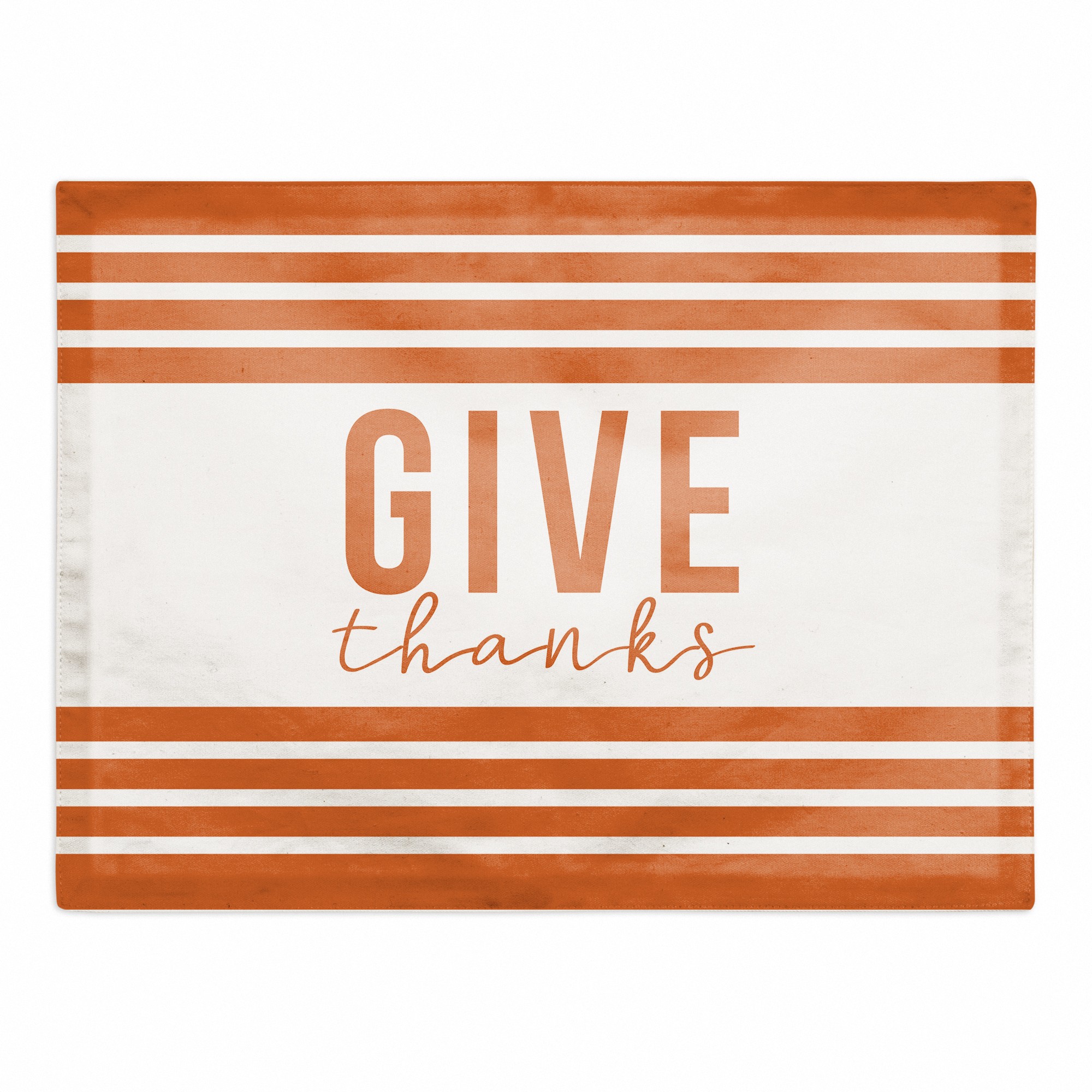 Give Thanks 18x14 Poly Twill Placemat